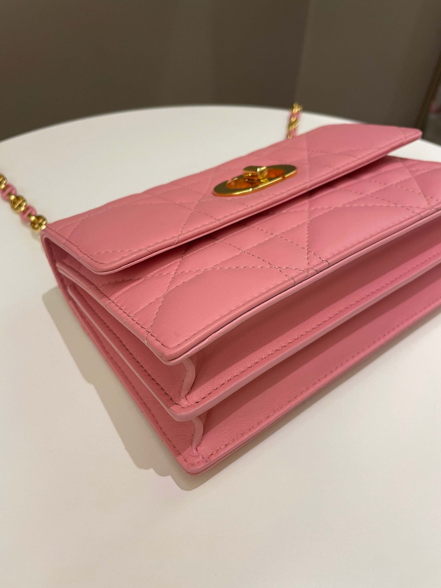 Dior Miss Caro Mini Pink Lambskin