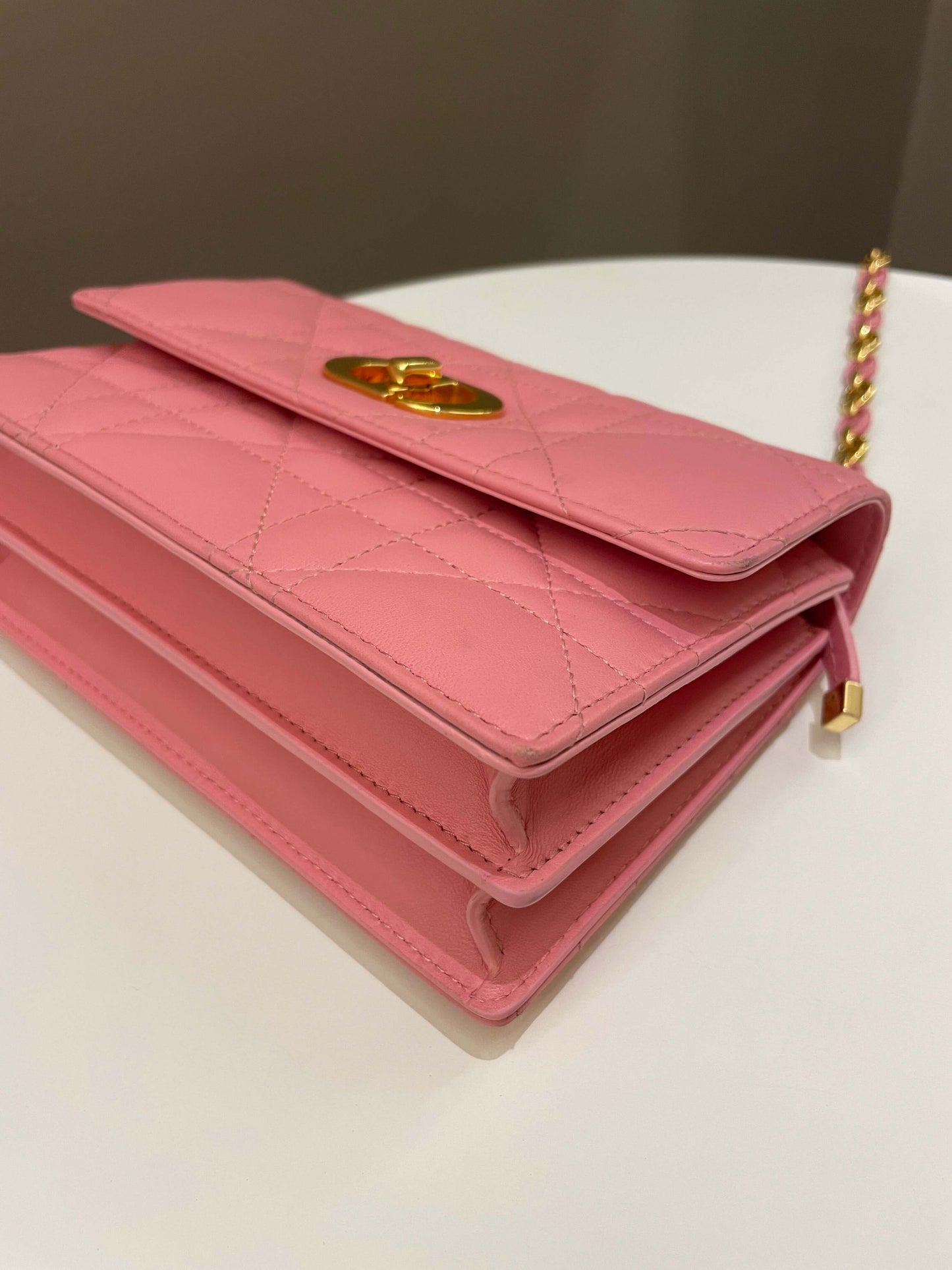 Dior Miss Caro Mini Pink Lambskin