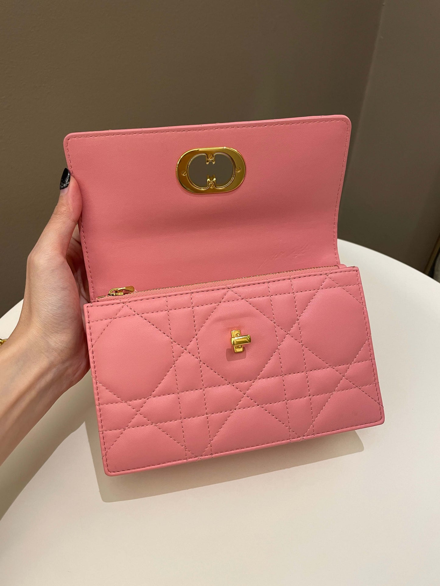 Dior Miss Caro Mini Pink Lambskin