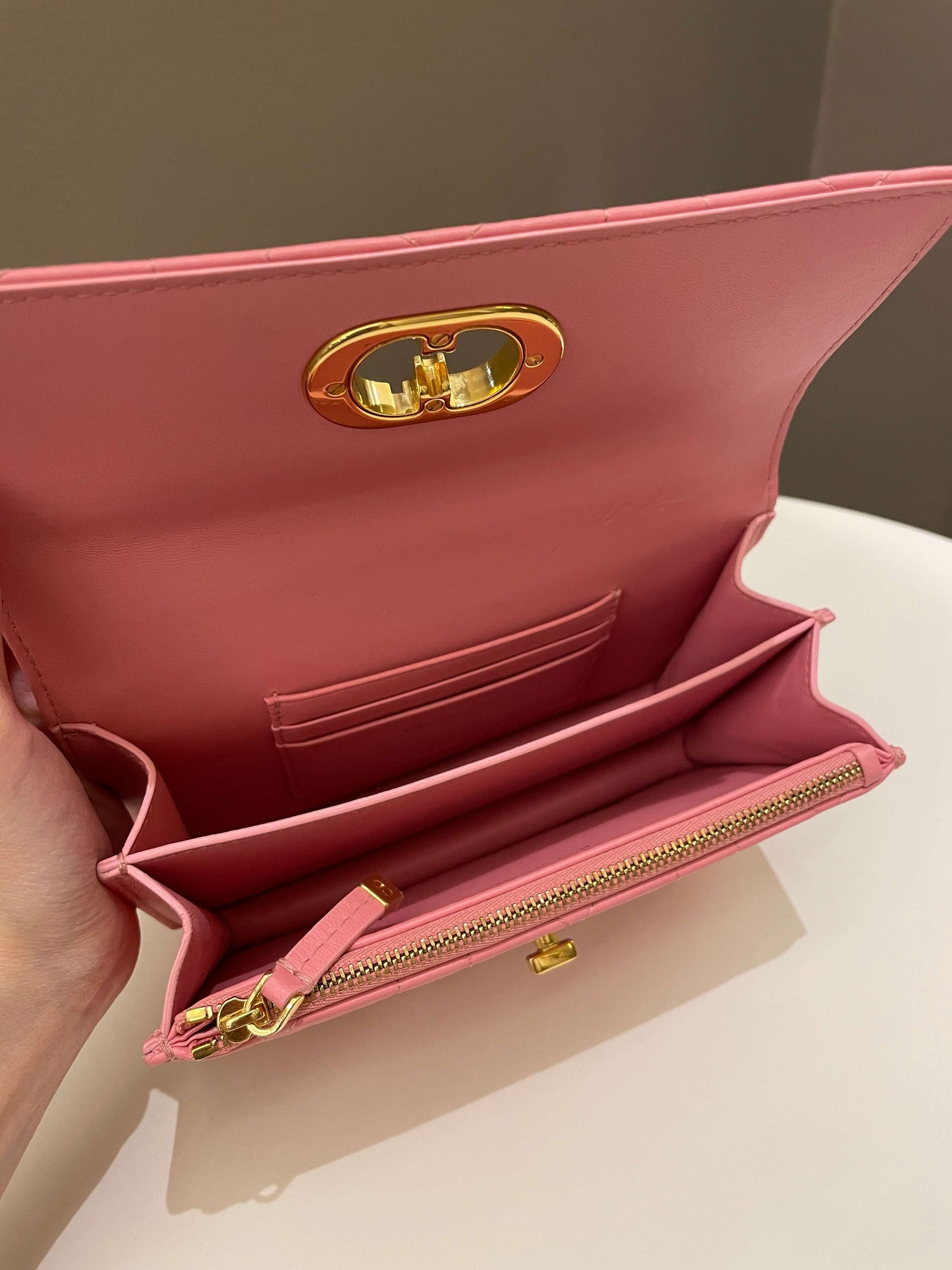 Dior Miss Caro Mini Pink Lambskin