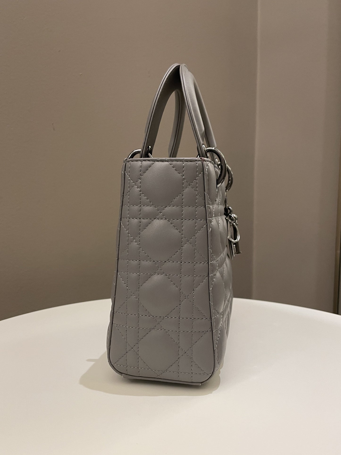 Lady Dior My ABC Dior Grey Lambskin