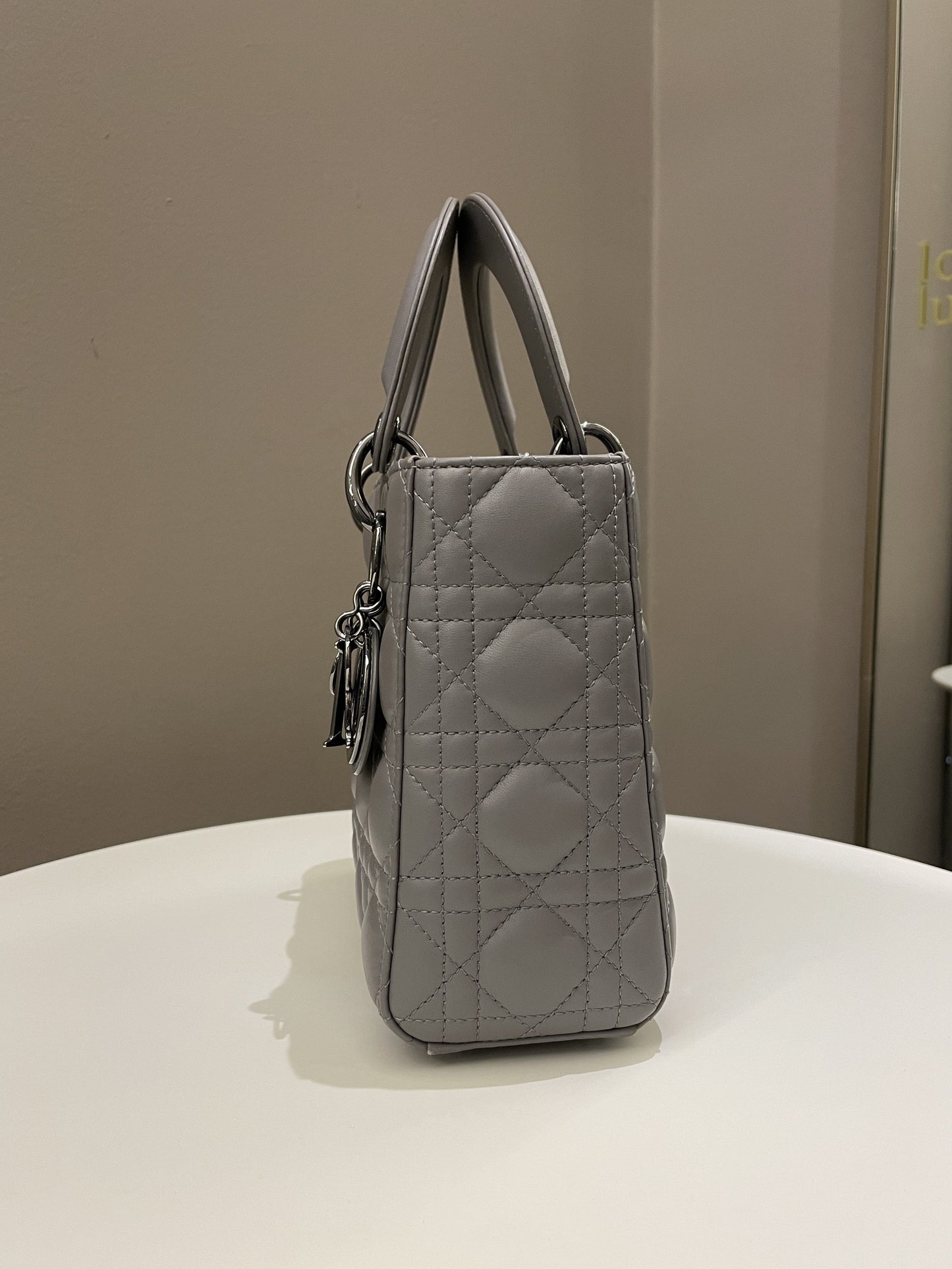 Lady Dior My ABC Dior Grey Lambskin