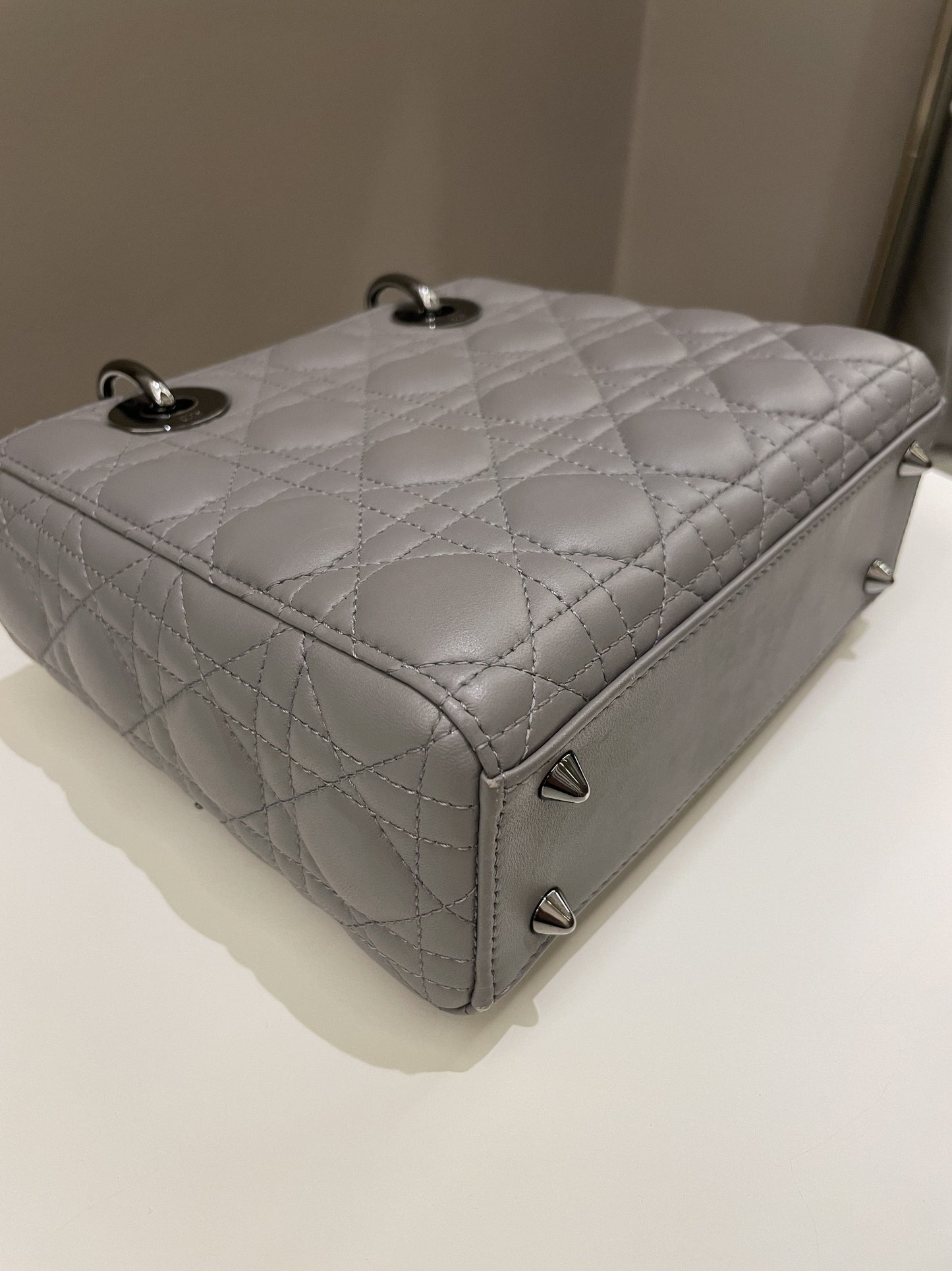 Lady Dior My ABC Dior Grey Lambskin