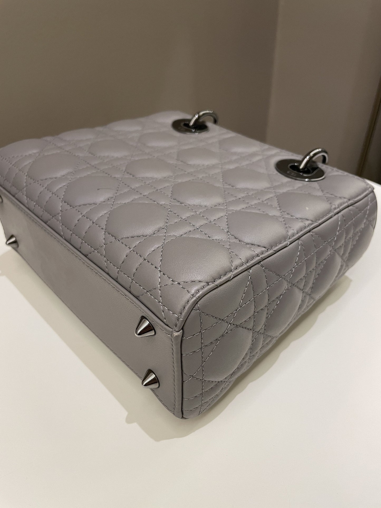 Lady Dior My ABC Dior Grey Lambskin