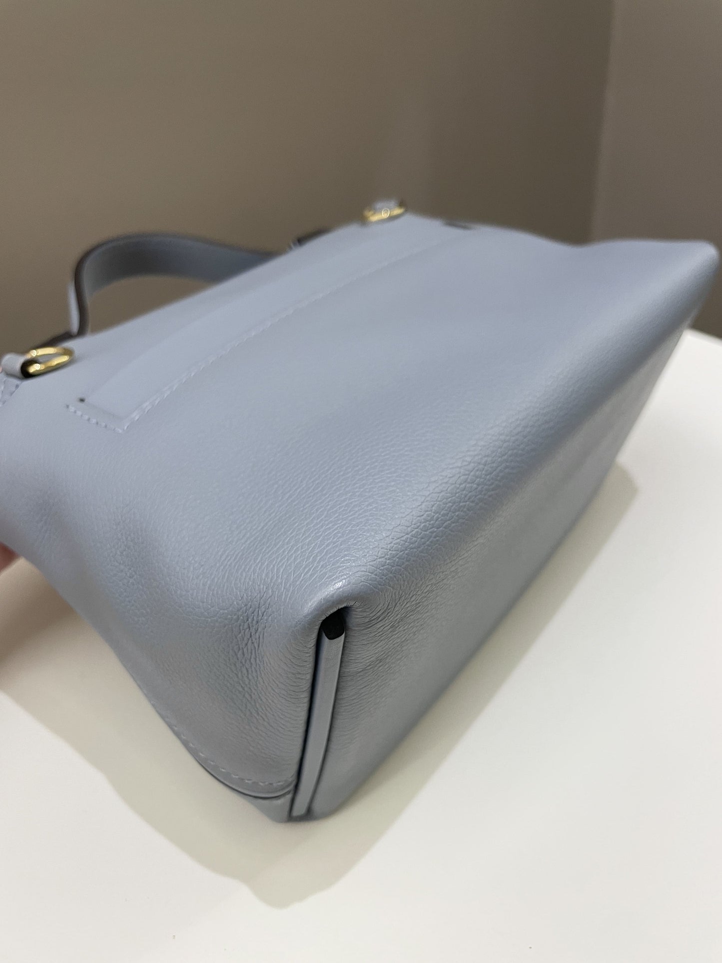 Hermes 24/24 Mini Bleu Lin Evercolor