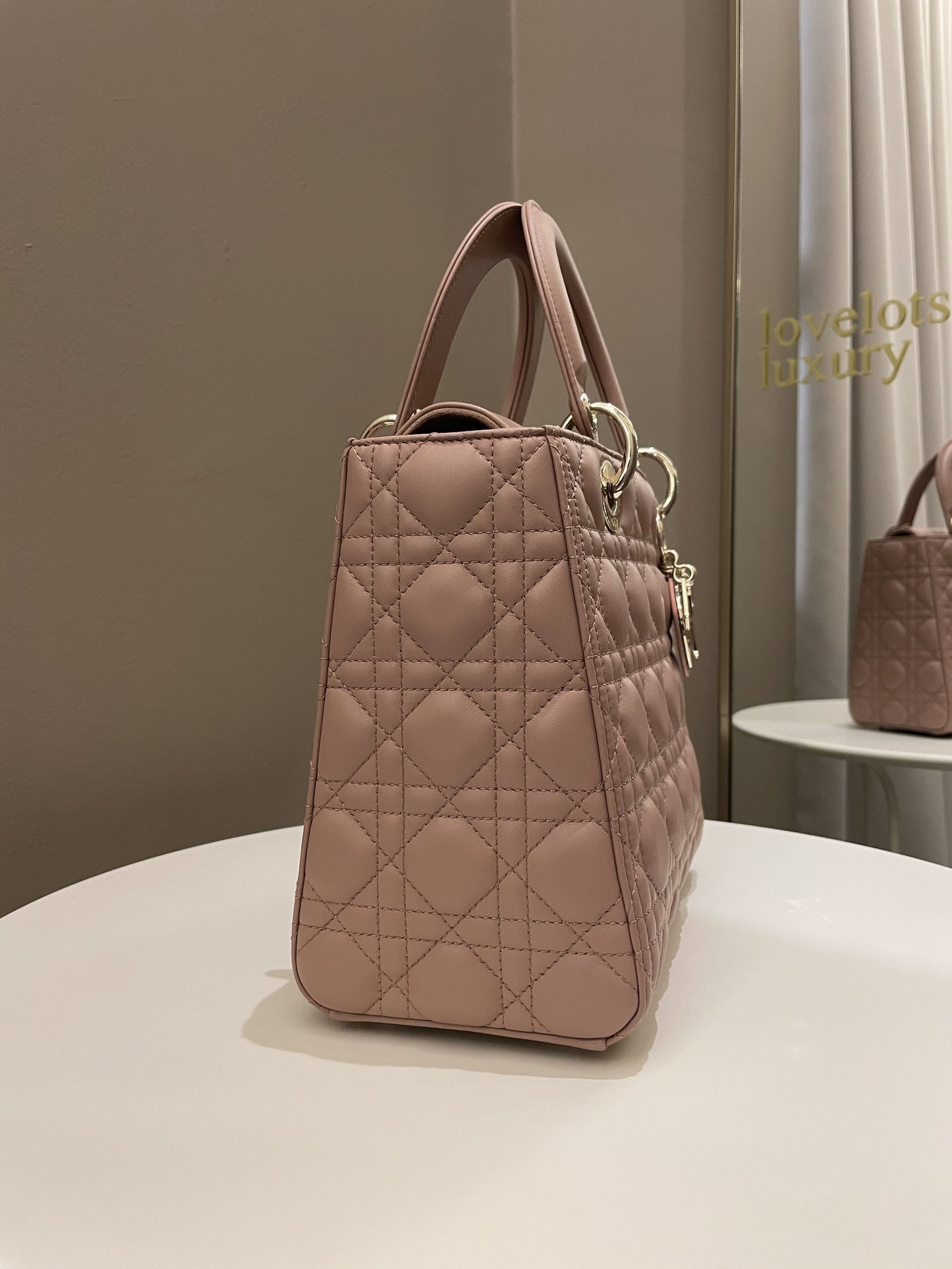 Dior Classic Lady Dior Bag Nude Lambskin