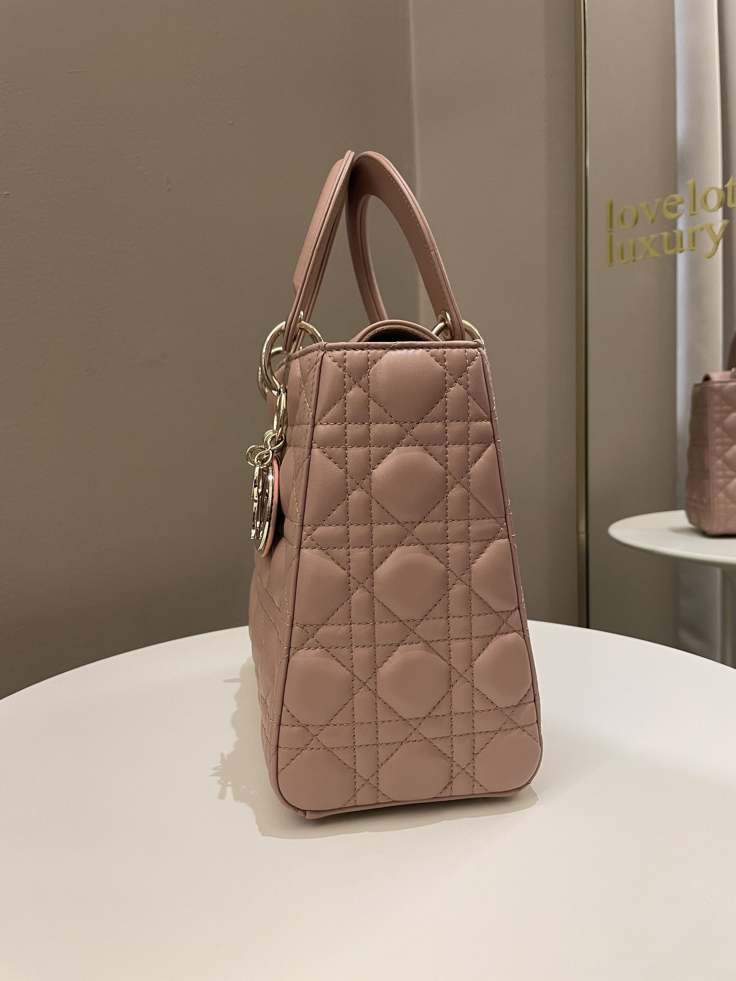 Dior Classic Lady Dior Bag Nude Lambskin