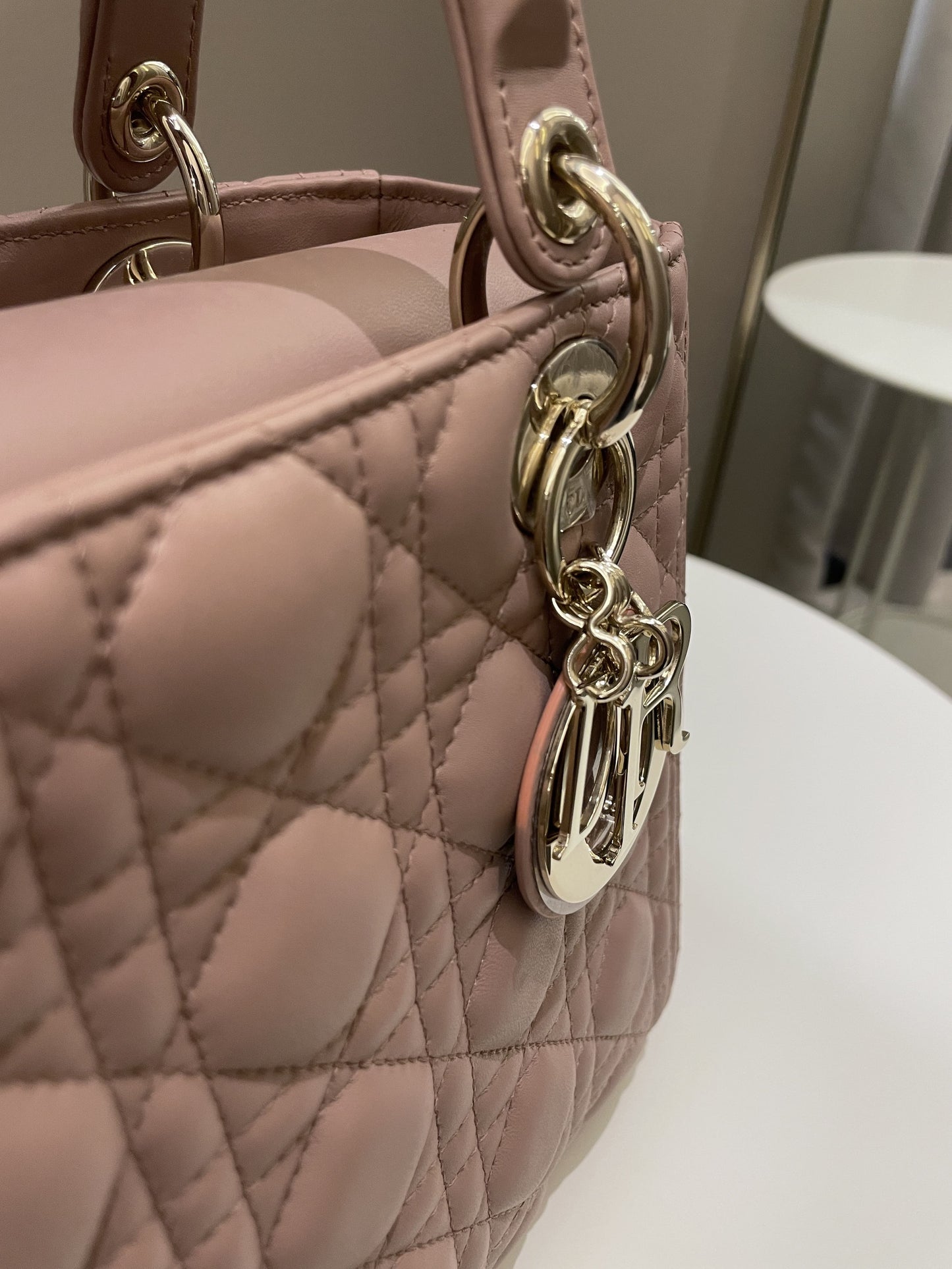 Dior Classic Lady Dior Bag Nude Lambskin