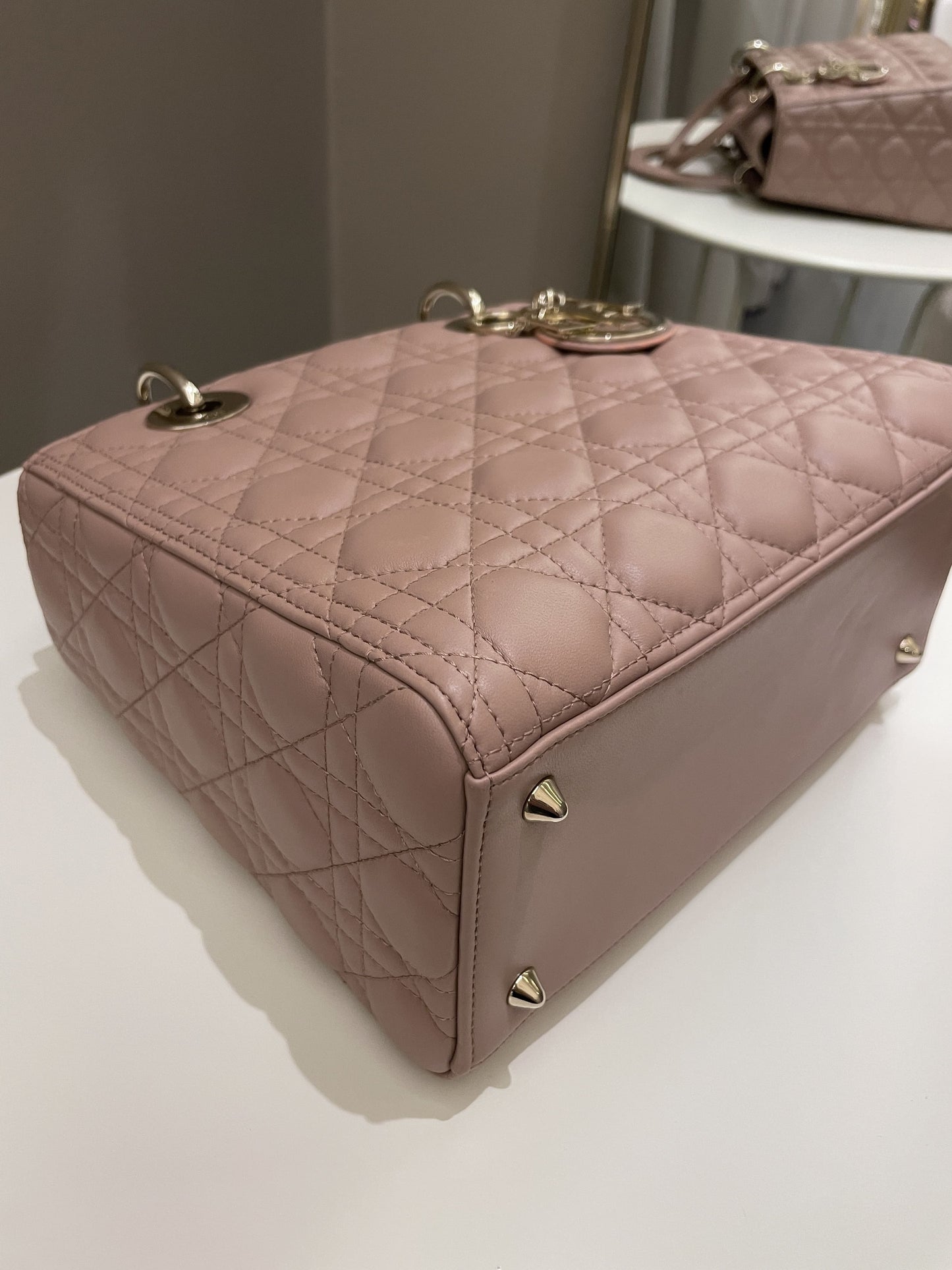 Dior Classic Lady Dior Bag Nude Lambskin