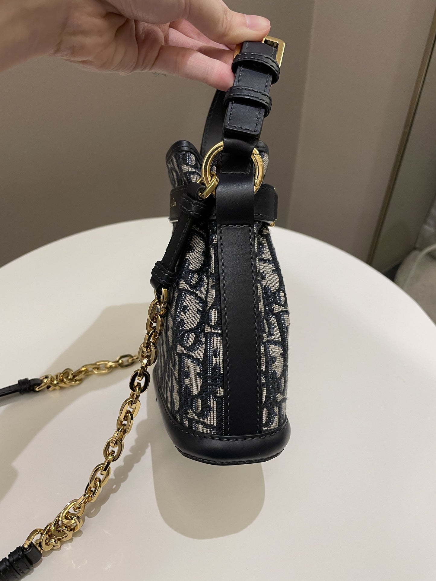 Dior C’est Bucket Bag Blue Dior Oblique