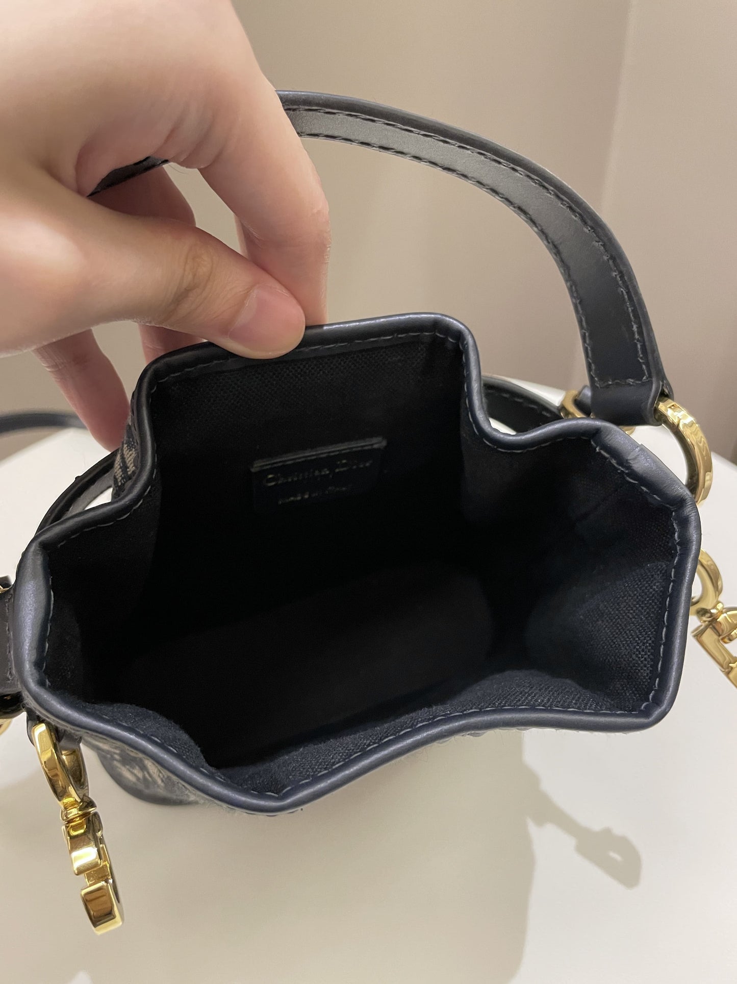 Dior C’est Bucket Bag Blue Dior Oblique