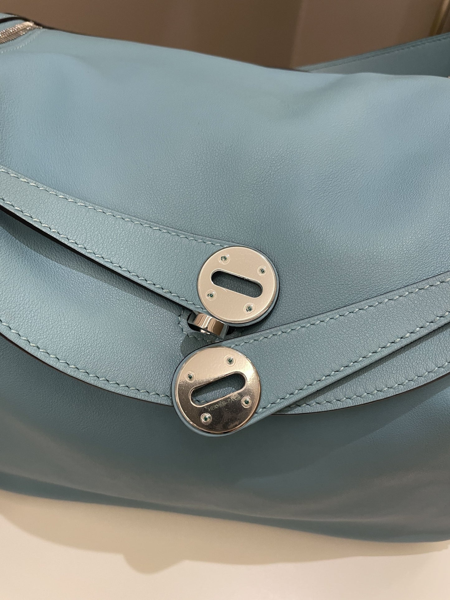 Hermes Lindy 30 Blue Saint Swift