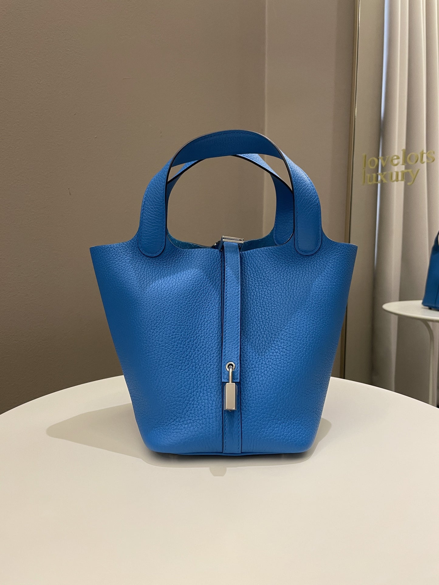 Hermes Picotin Lock 18 Bleu Frida Clemence