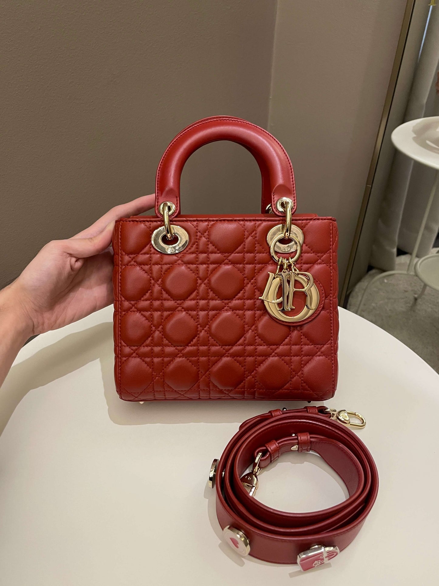 Lady Dior My ABC Dior Rust Lambskin