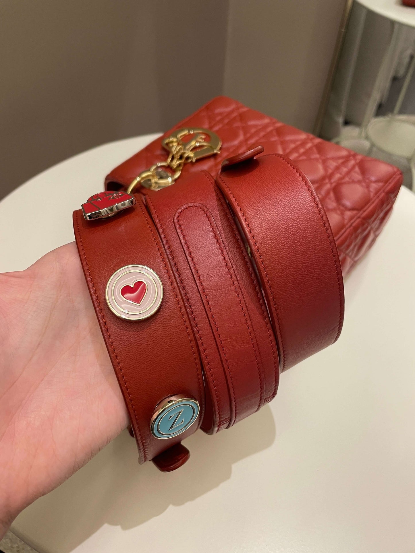 Lady Dior My ABC Dior Rust Lambskin