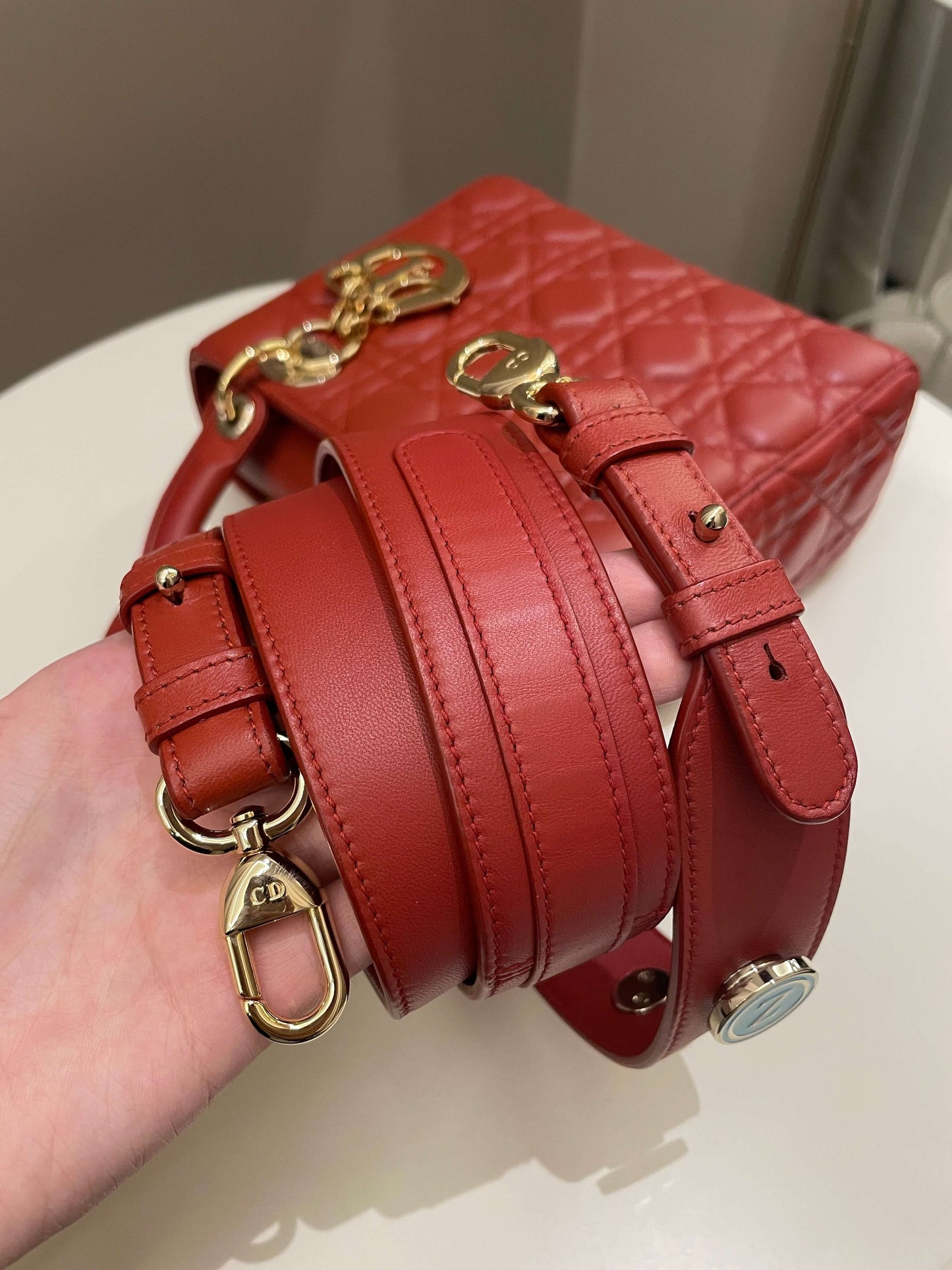 Lady Dior My ABC Dior Rust Lambskin