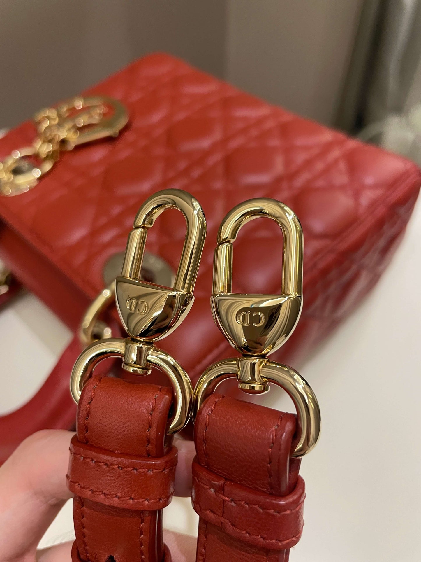 Lady Dior My ABC Dior Rust Lambskin