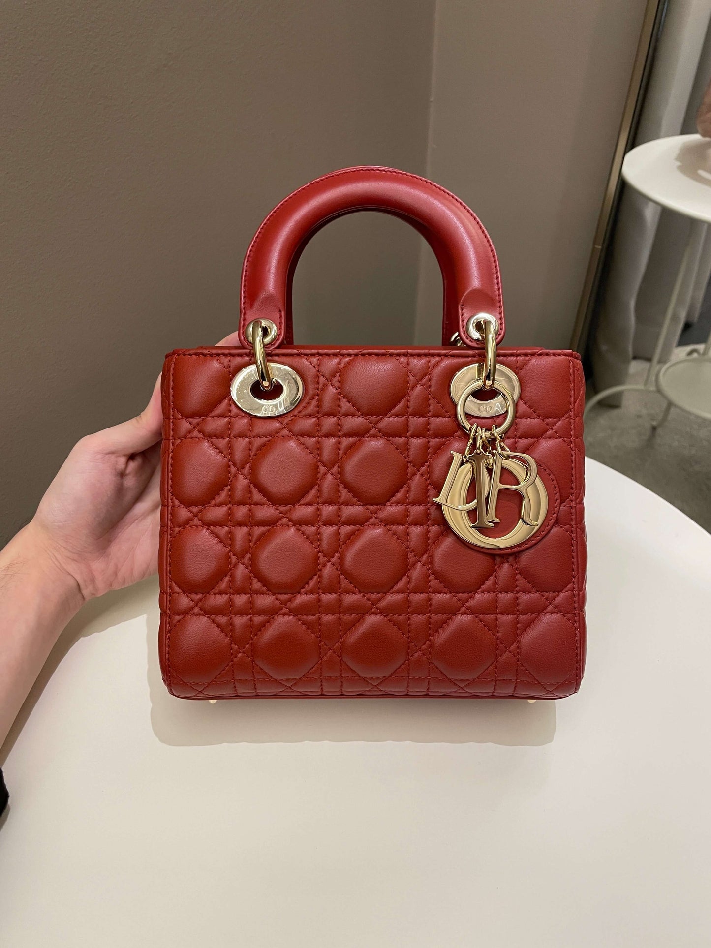 Lady Dior My ABC Dior Rust Lambskin