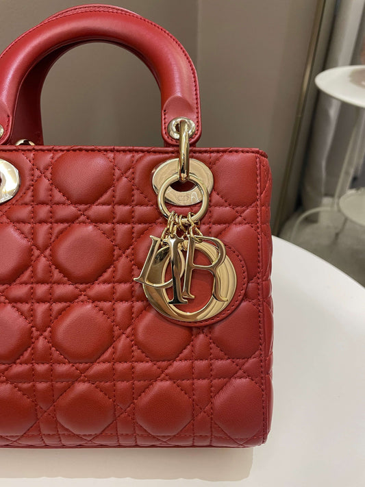 Lady Dior My ABC Dior Rust Lambskin