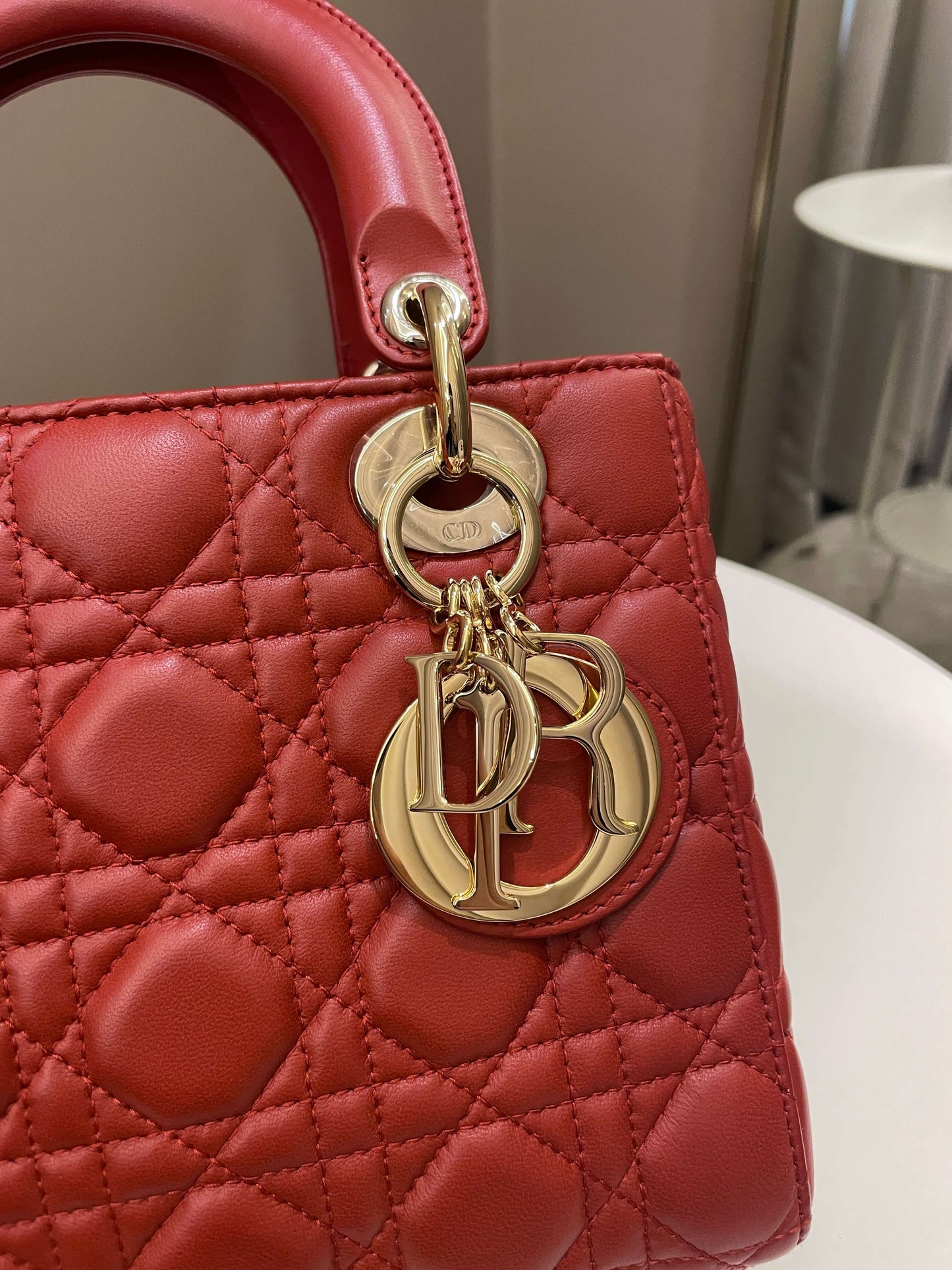 Lady Dior My ABC Dior Rust Lambskin