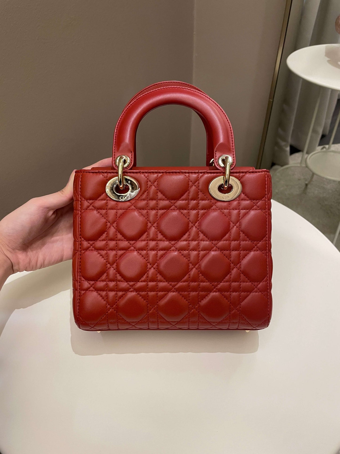 Lady Dior My ABC Dior Rust Lambskin