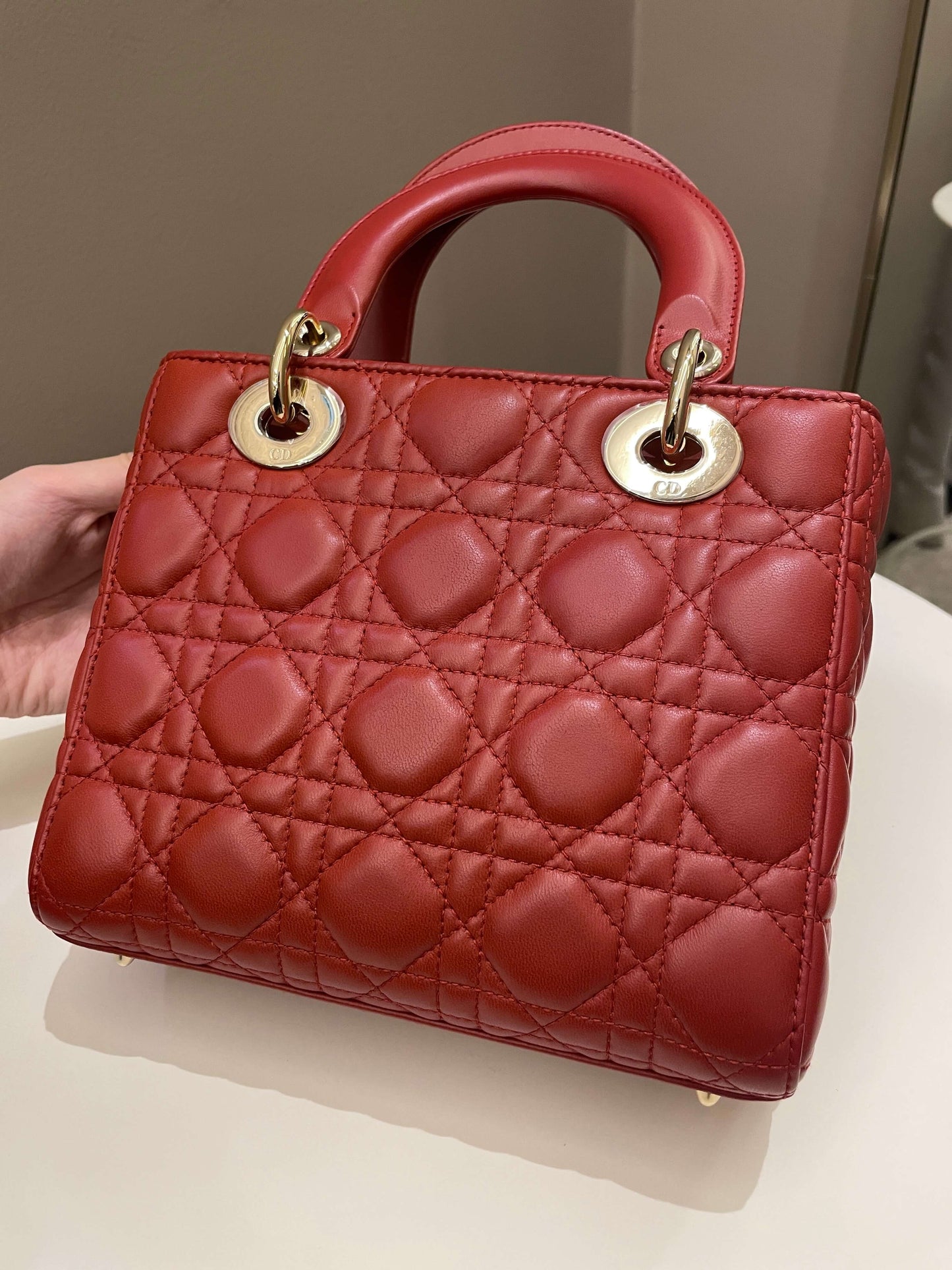 Lady Dior My ABC Dior Rust Lambskin