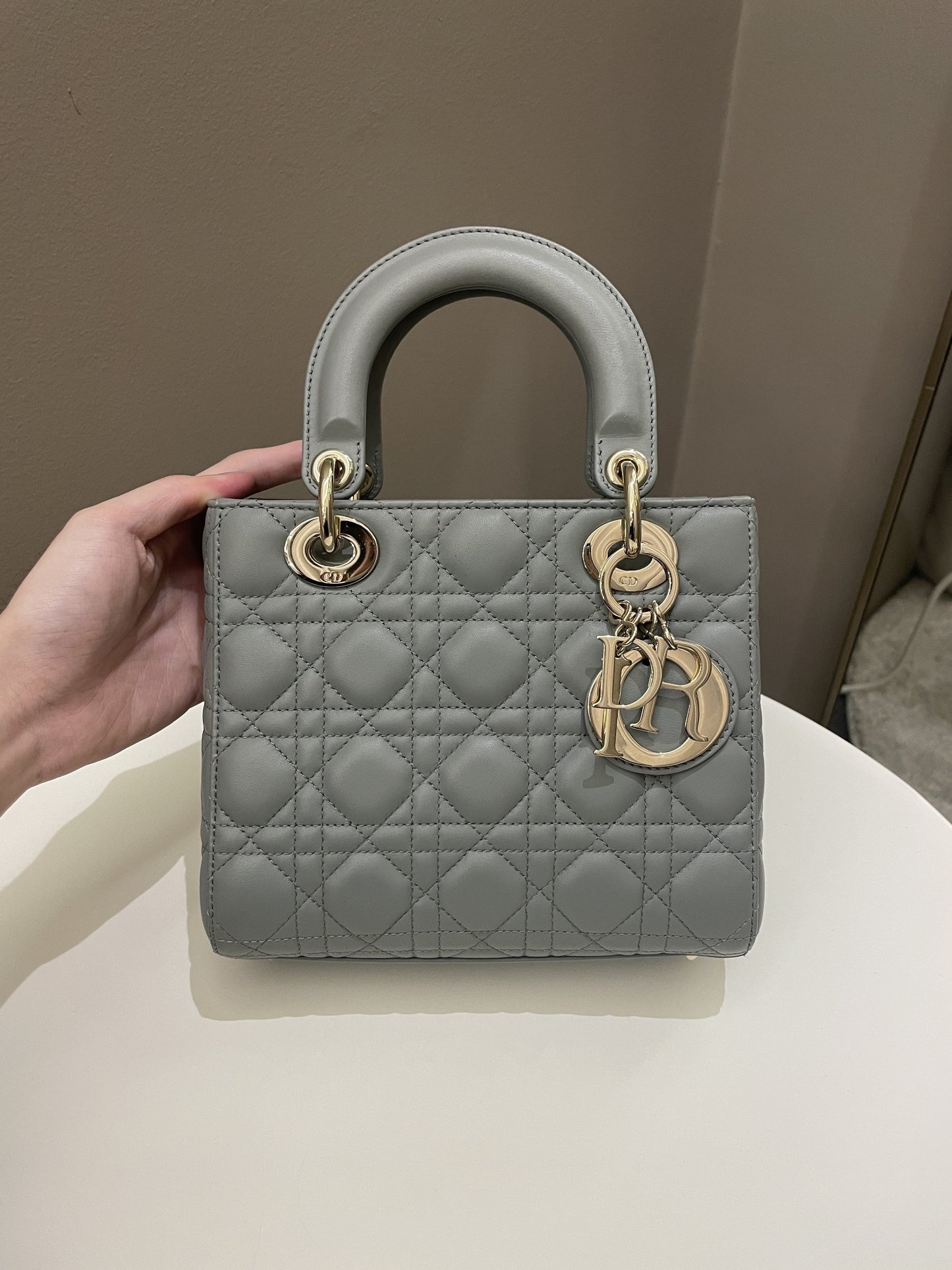 Lady Dior My ABC Dior Cloud Grey Lambskin