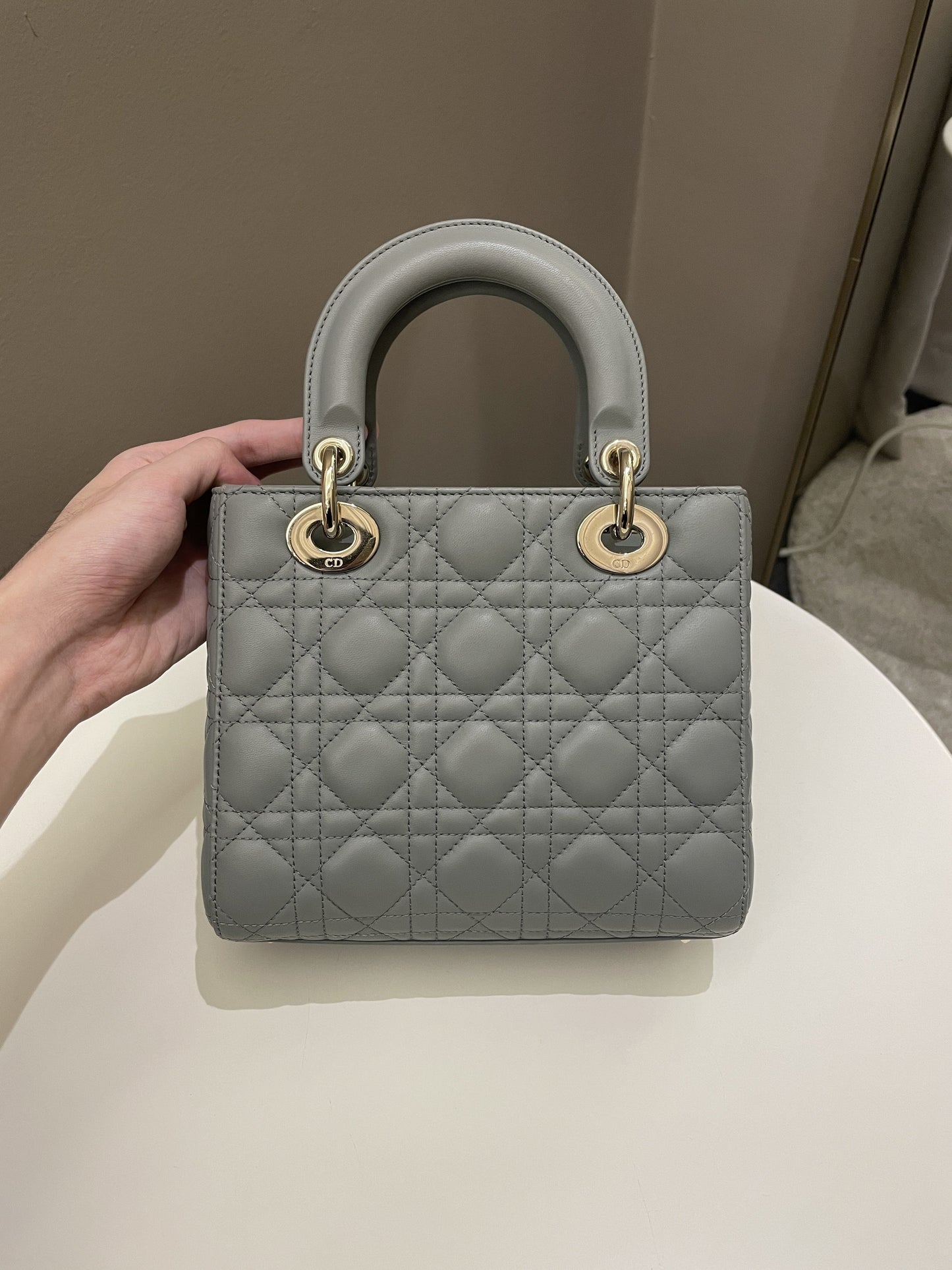 Lady Dior My ABC Dior Cloud Grey Lambskin