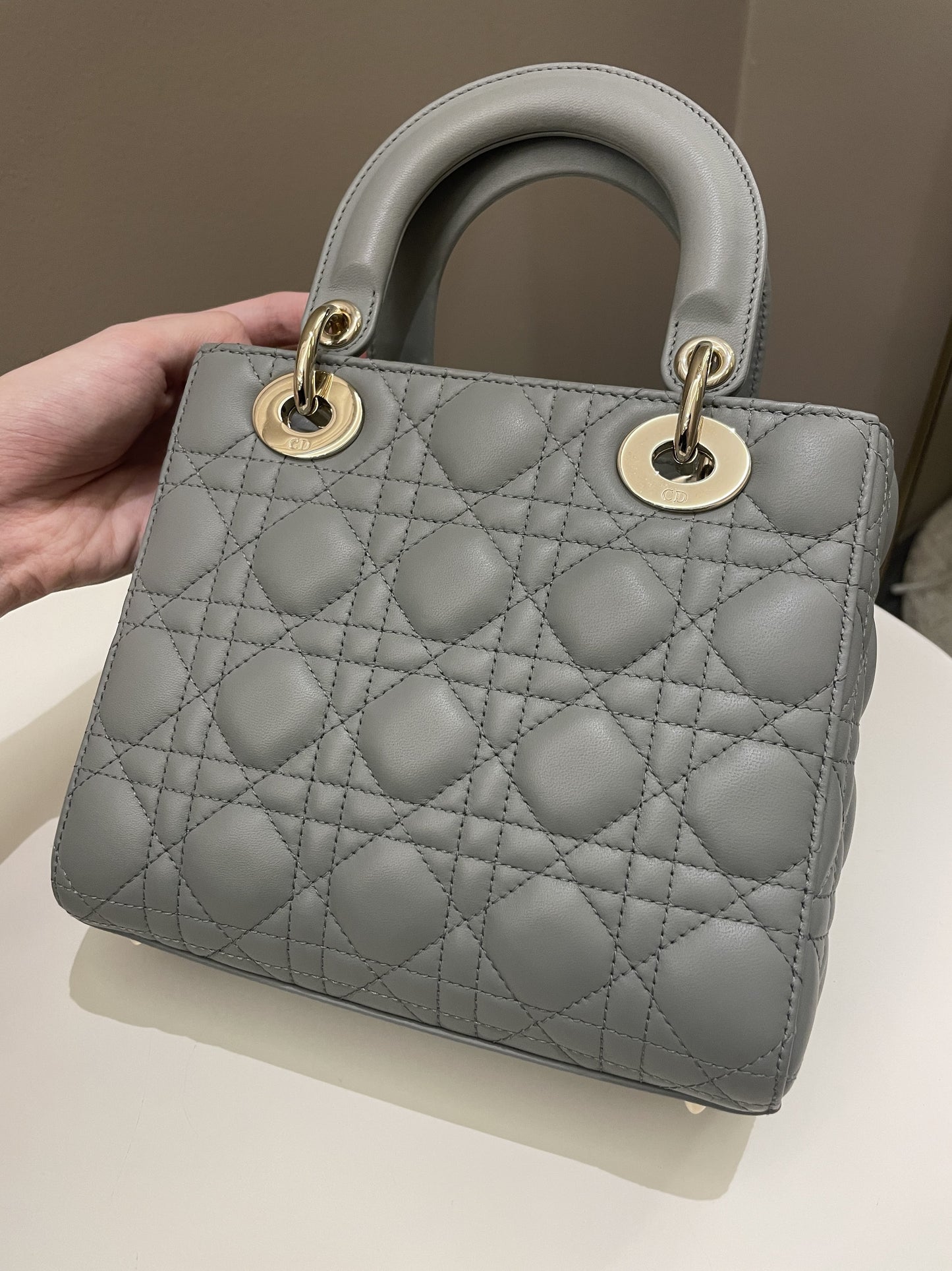 Lady Dior My ABC Dior Cloud Grey Lambskin