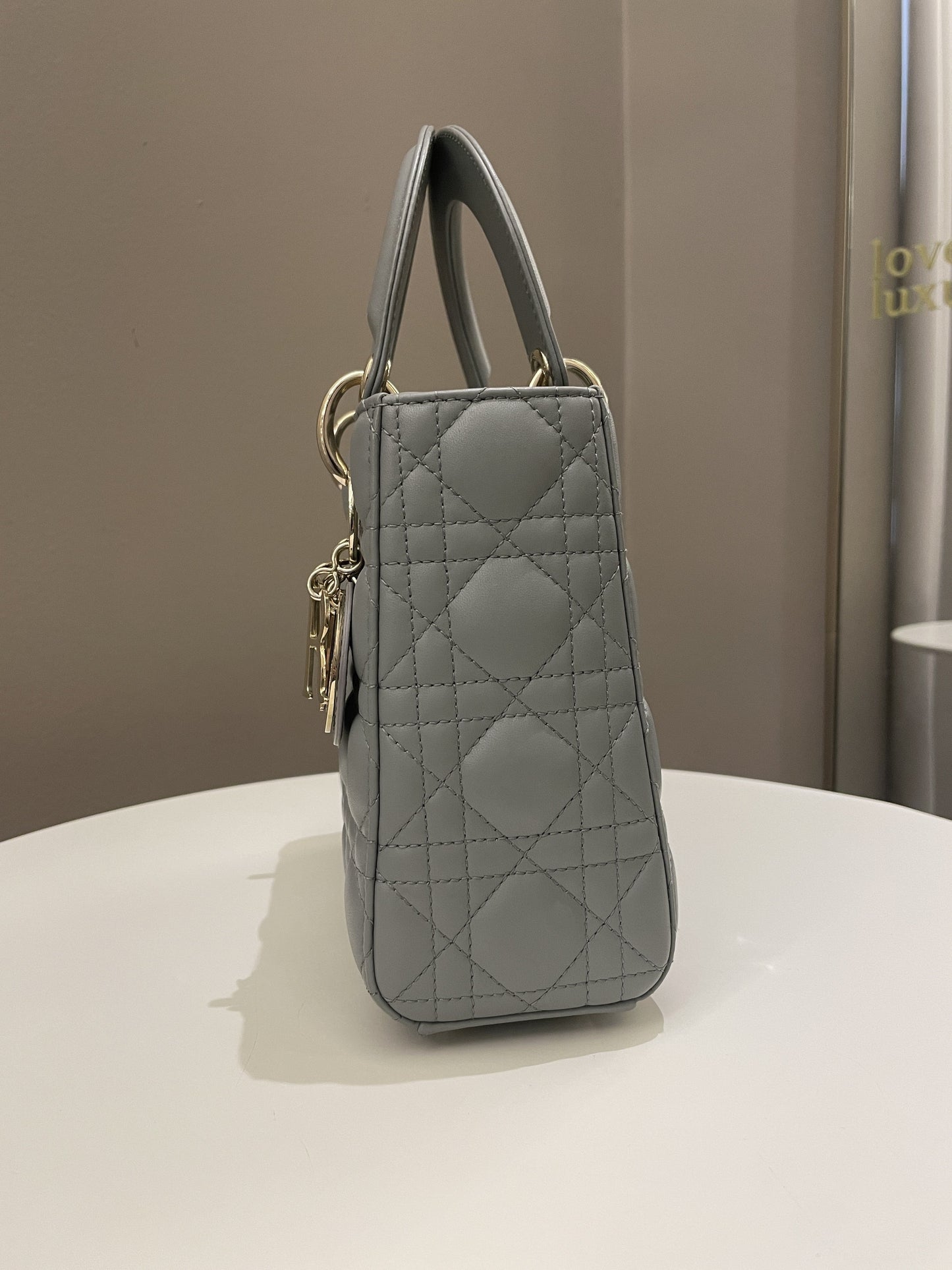 Lady Dior My ABC Dior Cloud Grey Lambskin