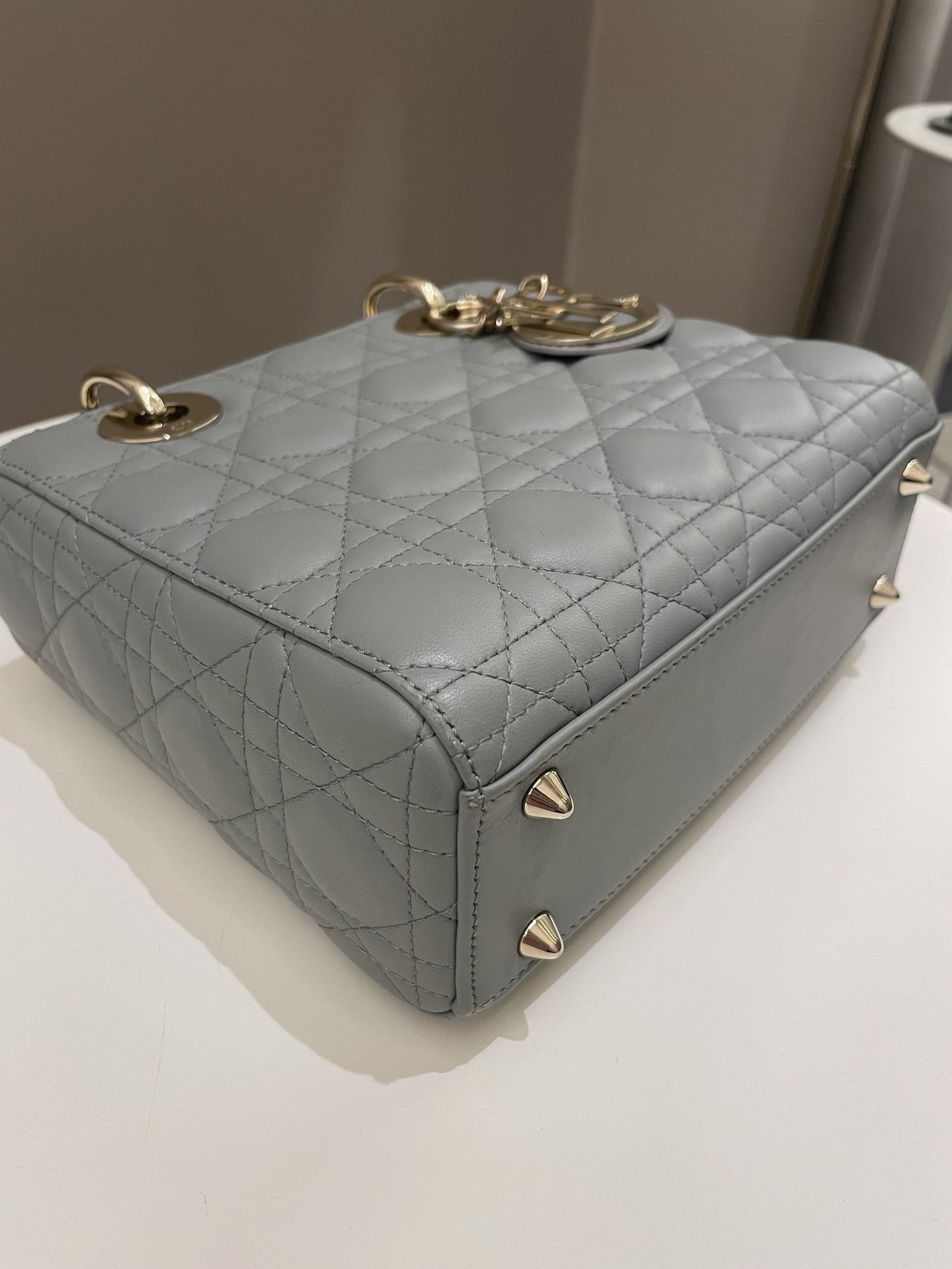 Lady Dior My ABC Dior Cloud Grey Lambskin