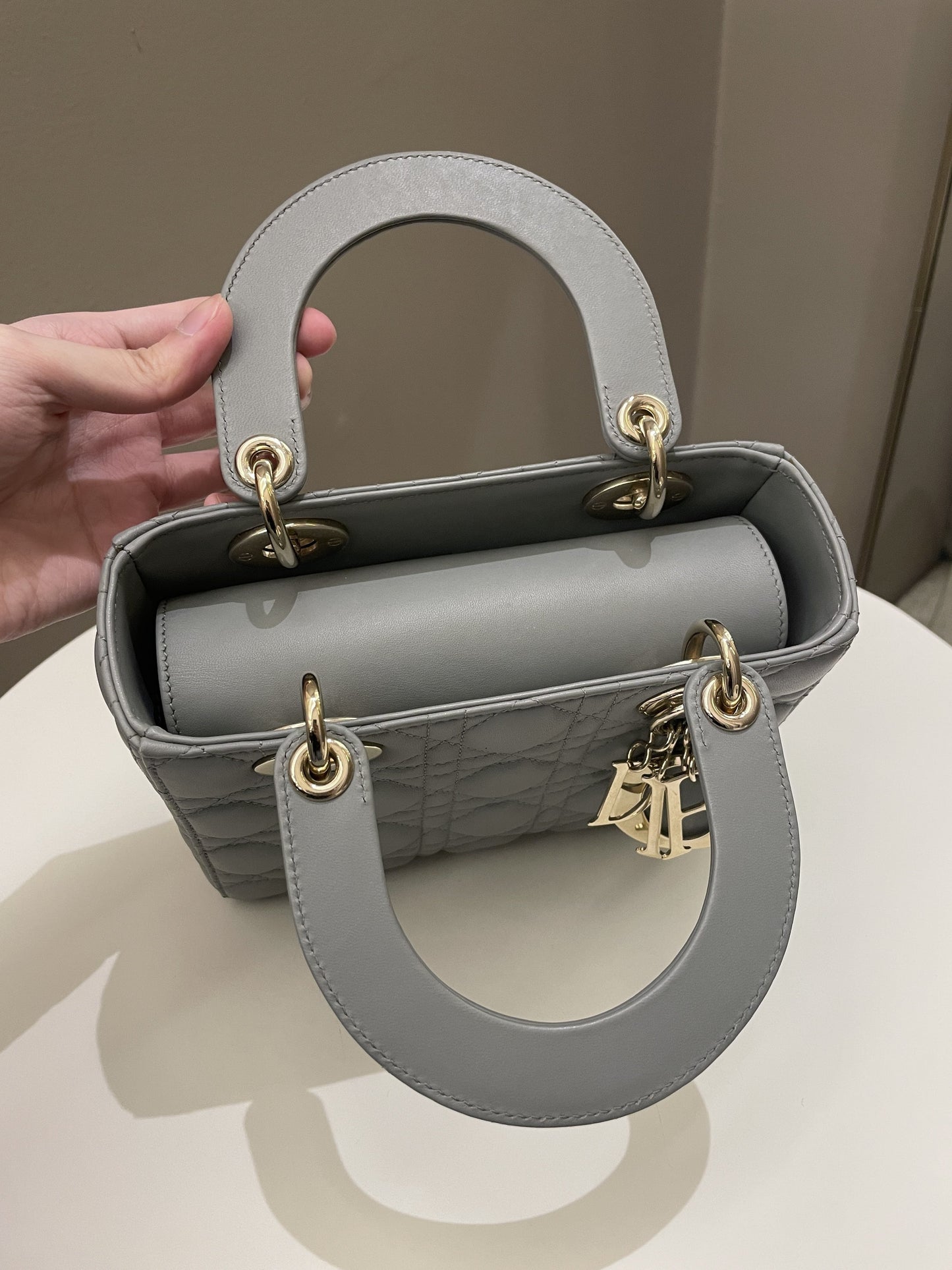 Lady Dior My ABC Dior Cloud Grey Lambskin