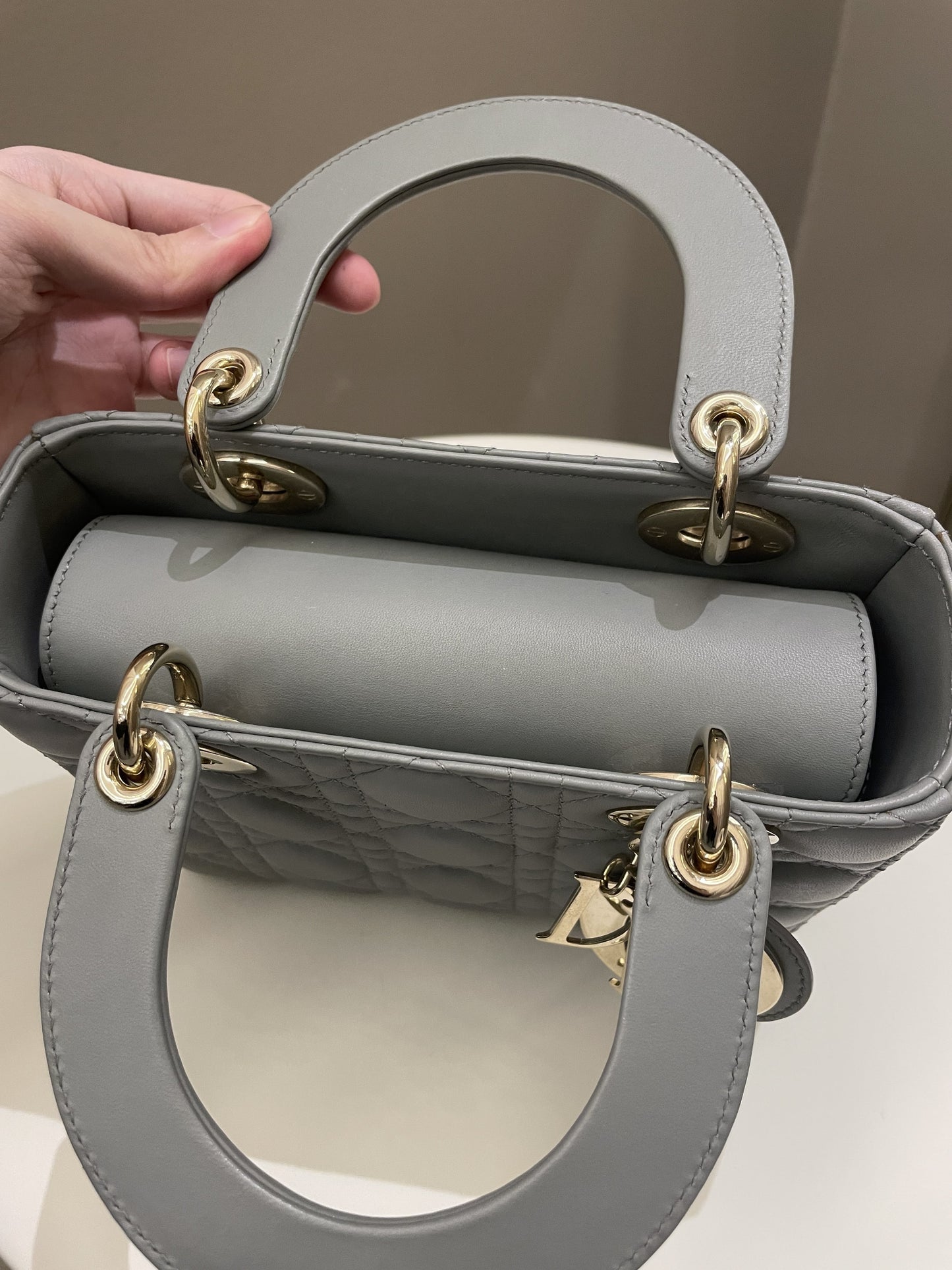 Lady Dior My ABC Dior Cloud Grey Lambskin