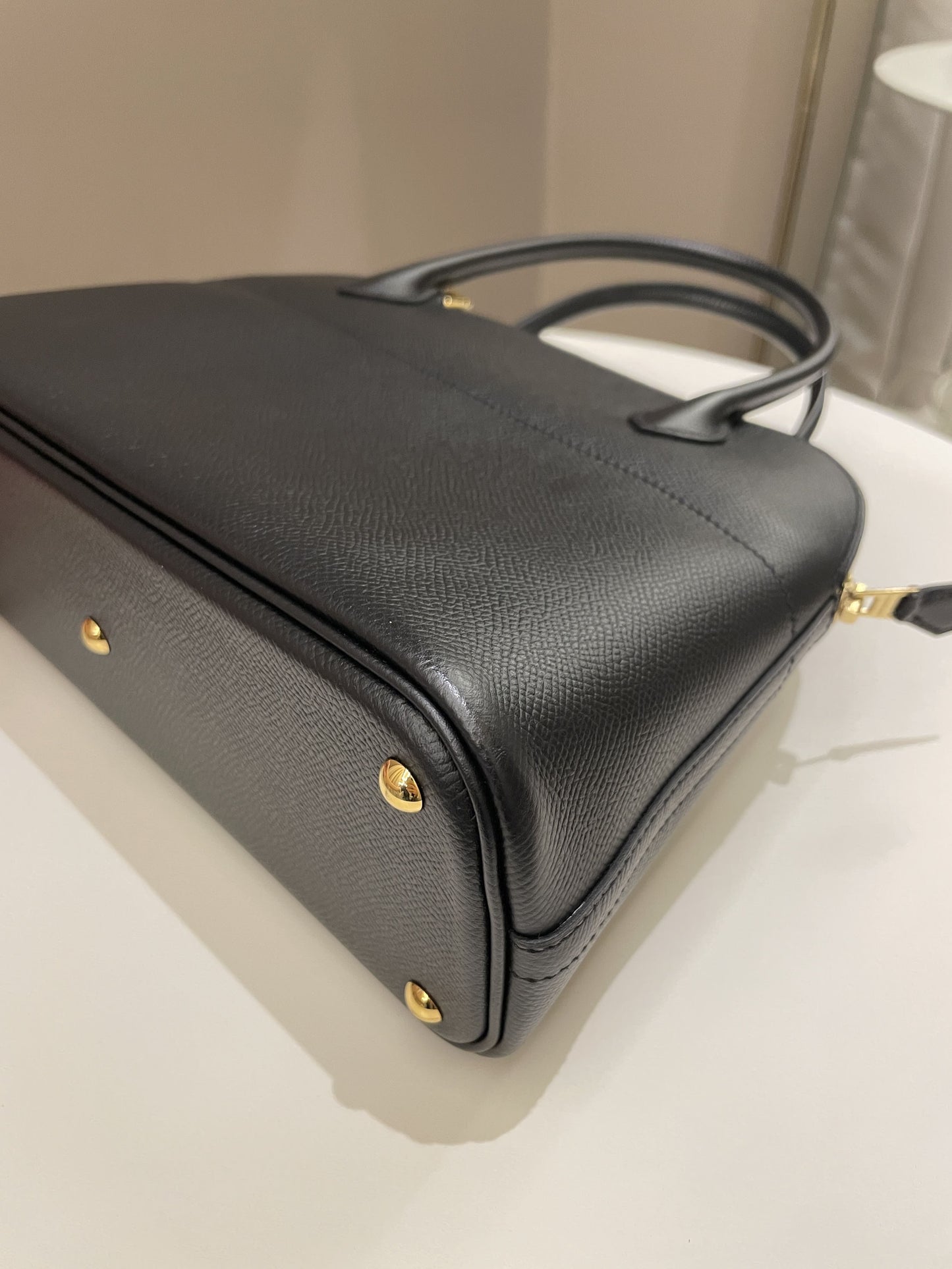 Hermes Bolide 27 Black Epsom