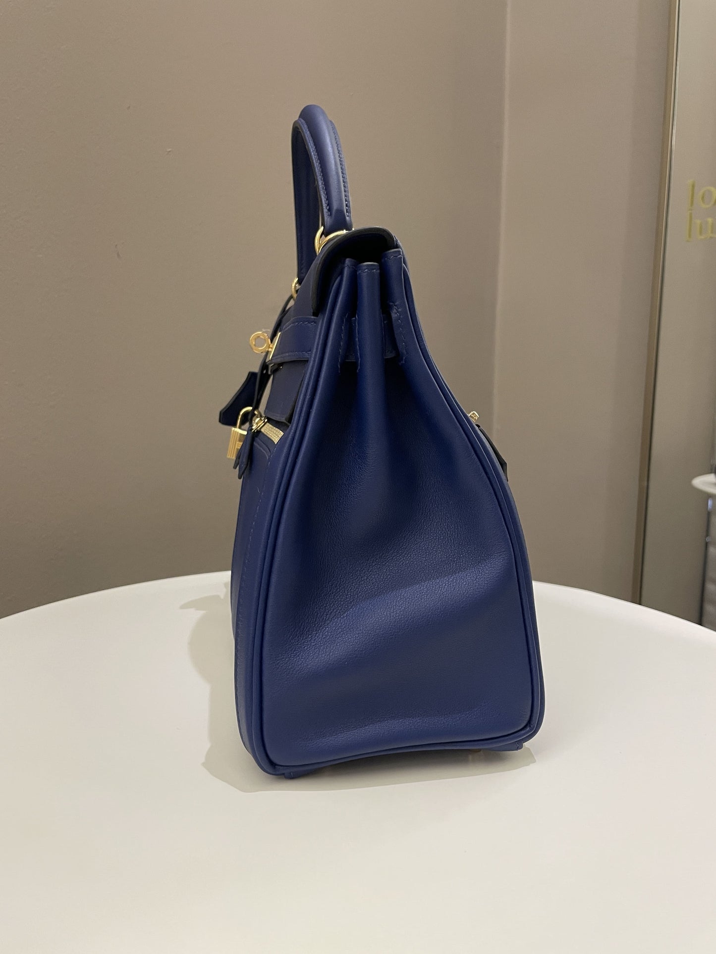 Hermes Kelly Lakis 32 Bleu Saphir Swift