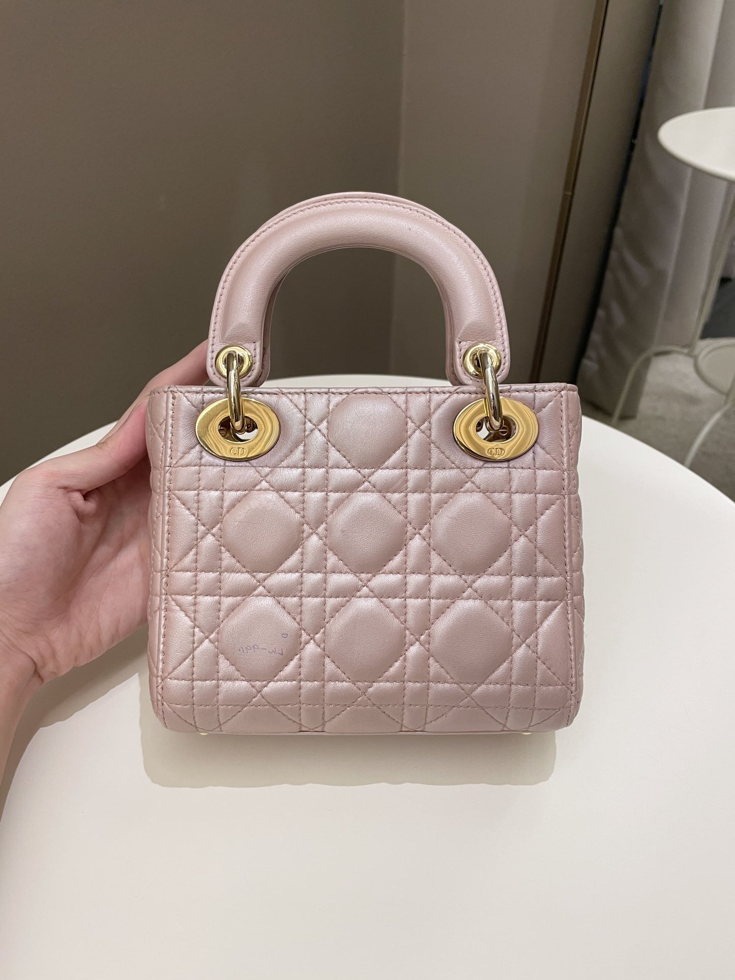 Dior Lady Dior Pearl Pink Lambskin