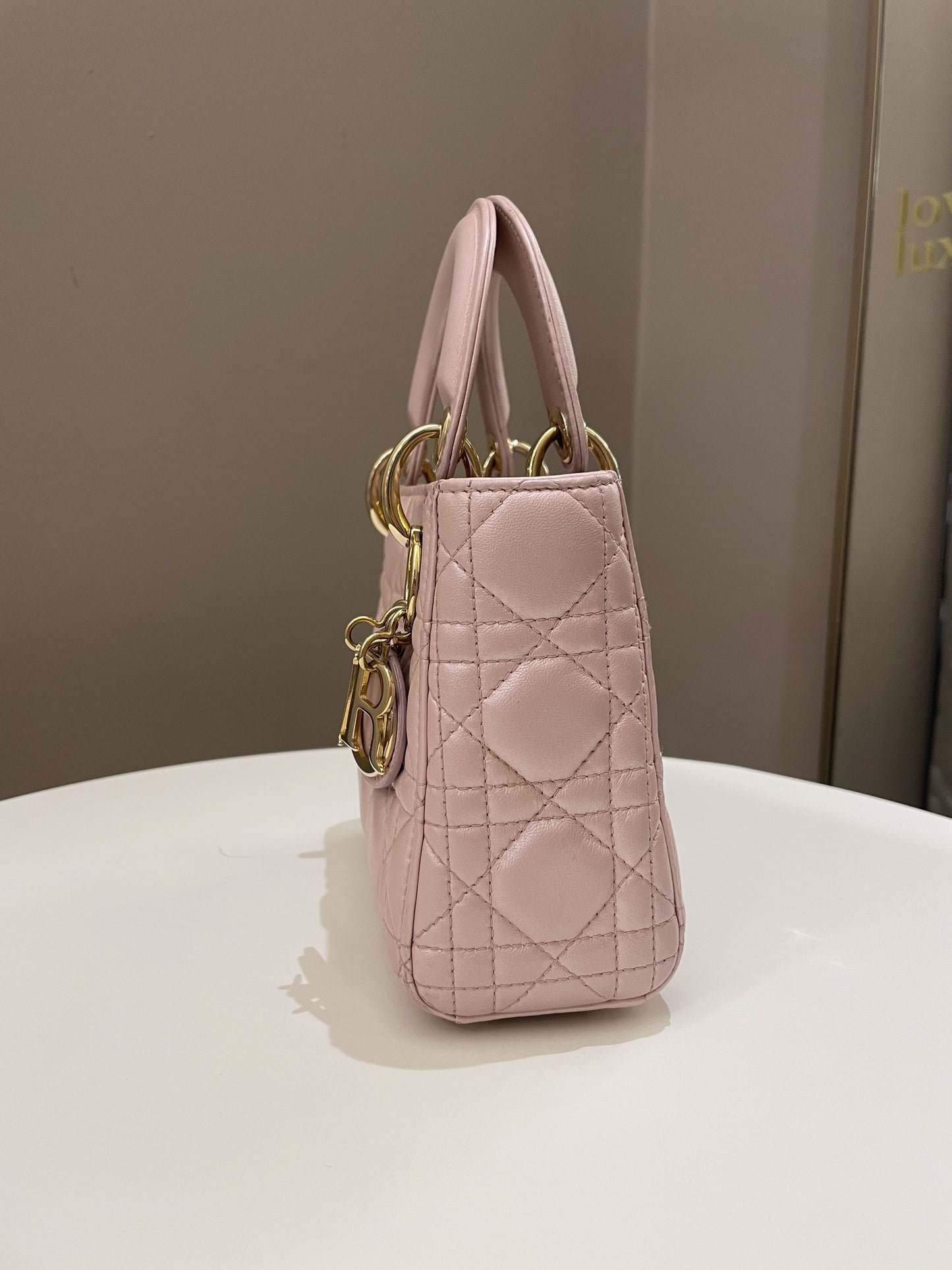 Dior Lady Dior Pearl Pink Lambskin