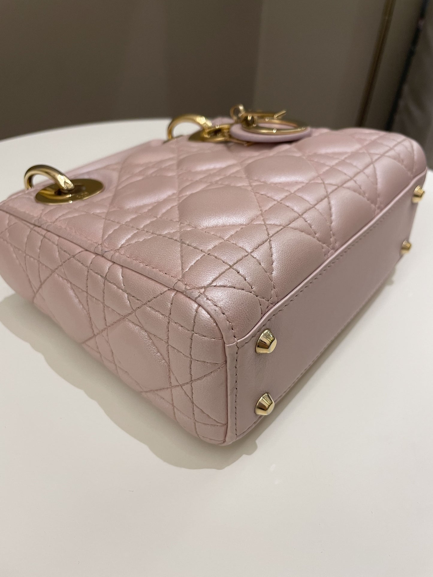 Dior Lady Dior Pearl Pink Lambskin