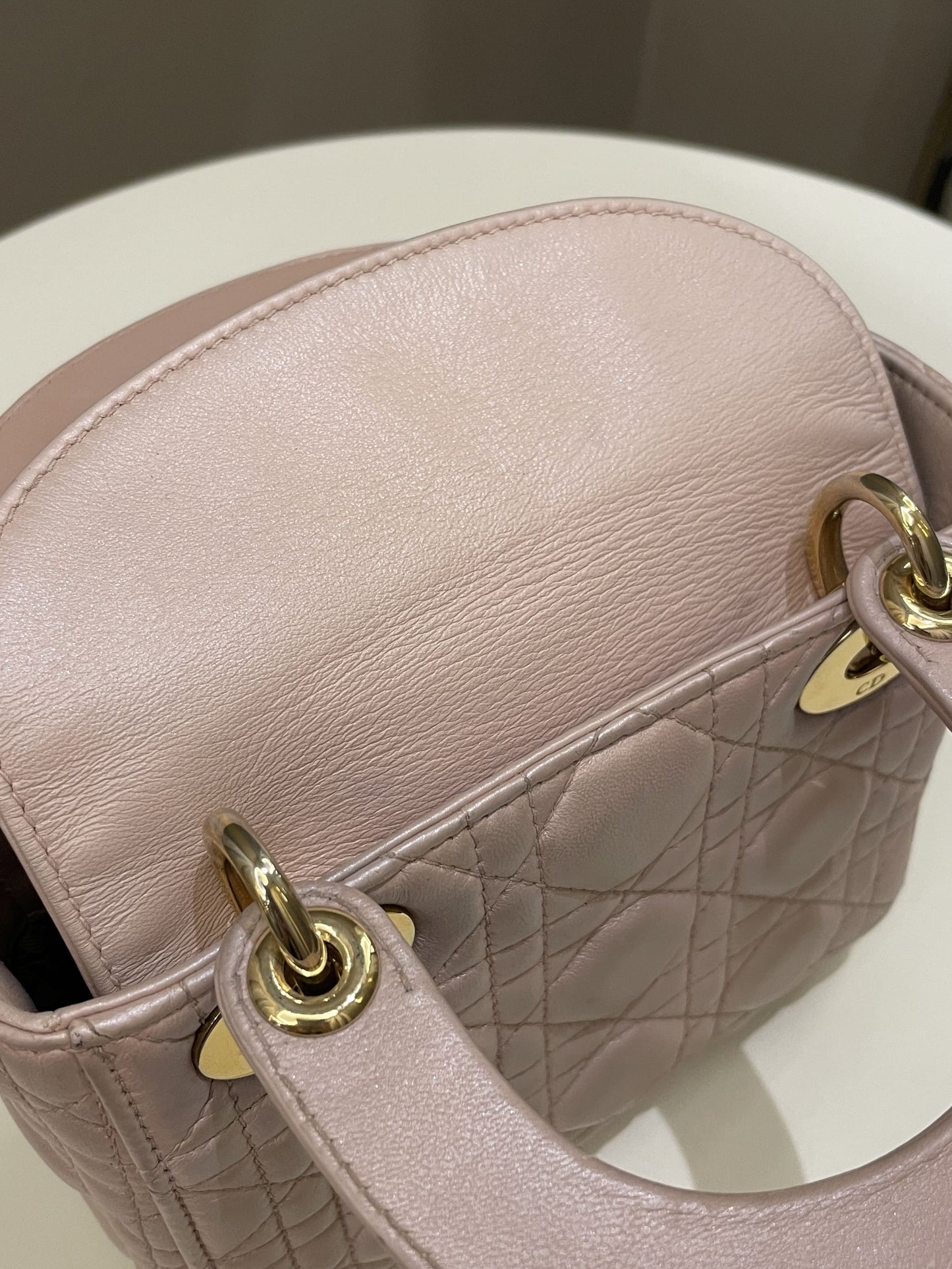 Dior Lady Dior Pearl Pink Lambskin