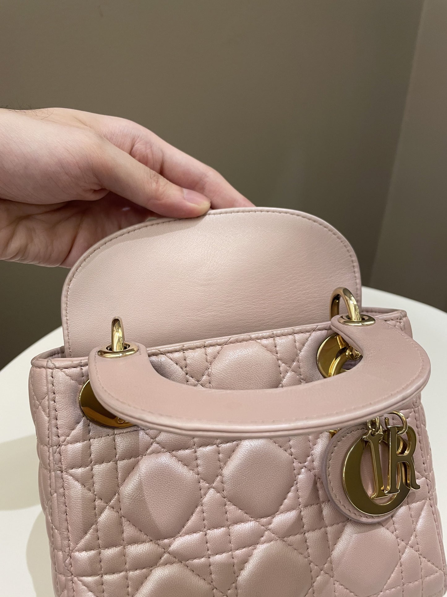 Dior Lady Dior Pearl Pink Lambskin