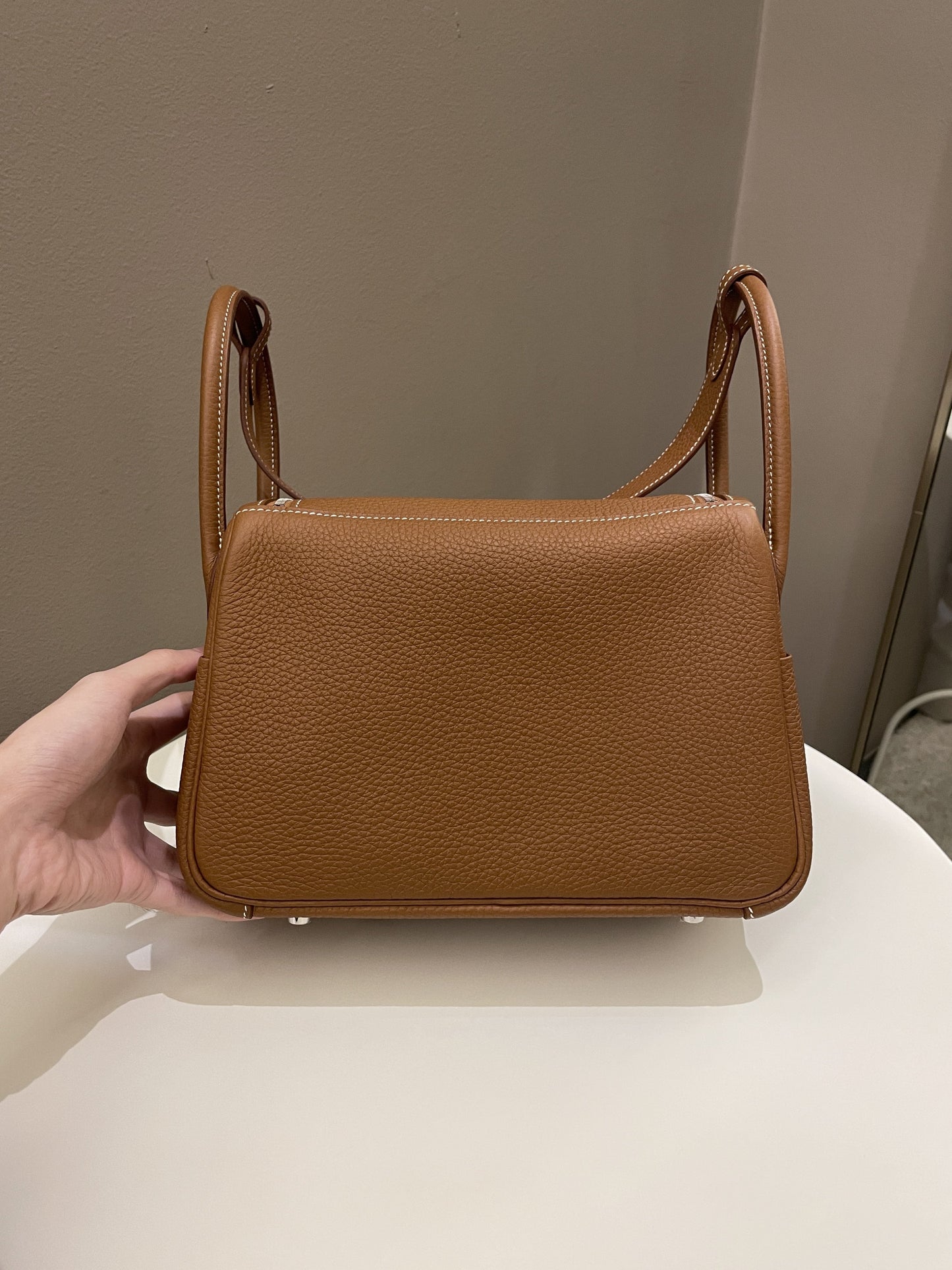 Hermes Lindy 26 Gold Clemence