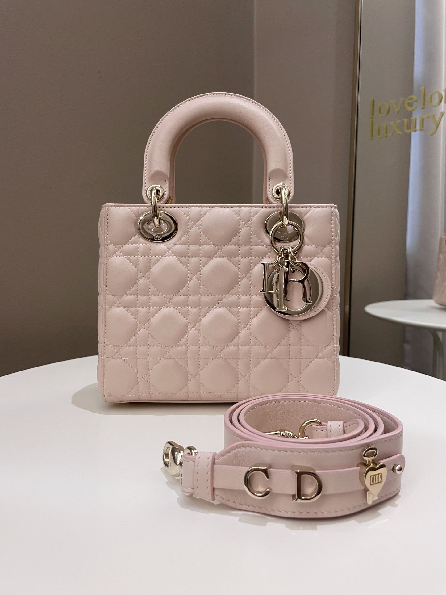 Lady Dior My ABC Dior Pale Pink Lambskin