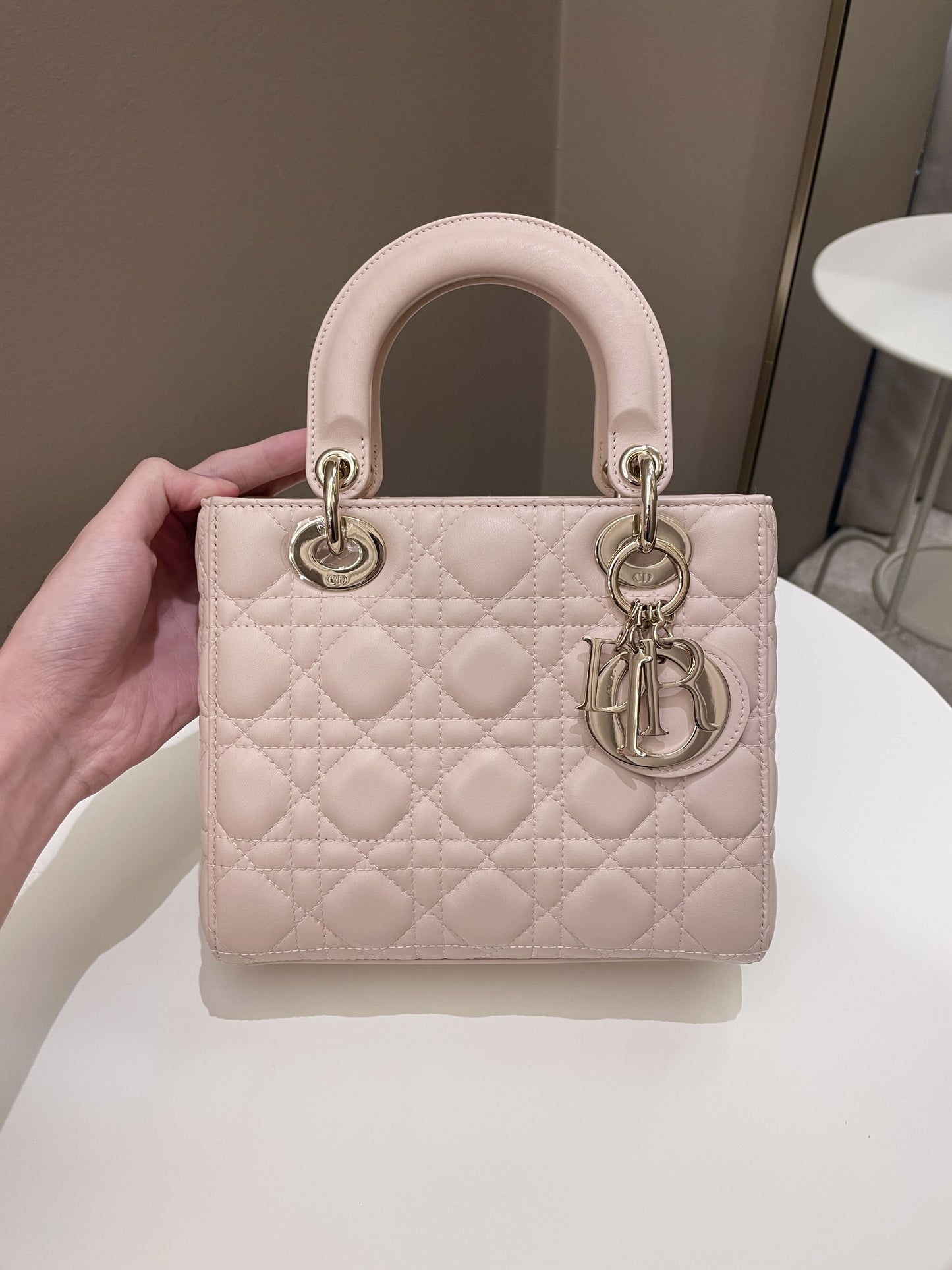 Lady Dior My ABC Dior Pale Pink Lambskin