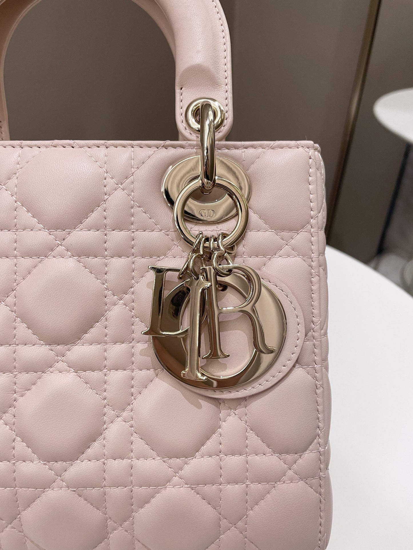 Lady Dior My ABC Dior Pale Pink Lambskin