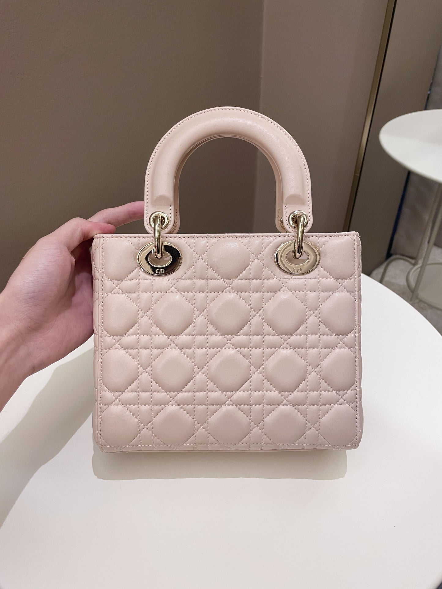 Lady Dior My ABC Dior Pale Pink Lambskin