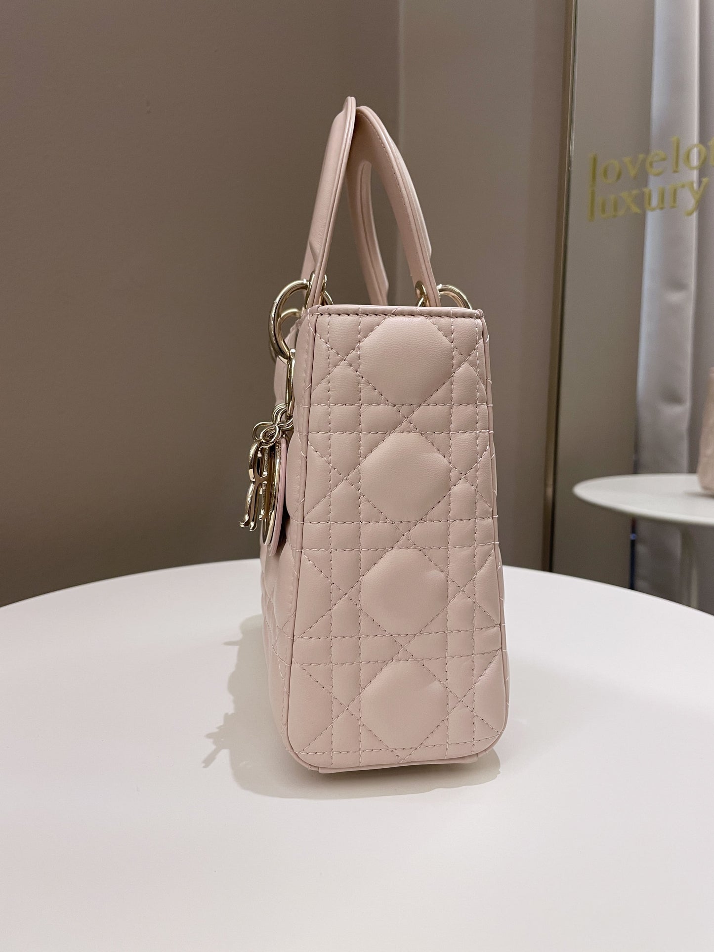 Lady Dior My ABC Dior Pale Pink Lambskin