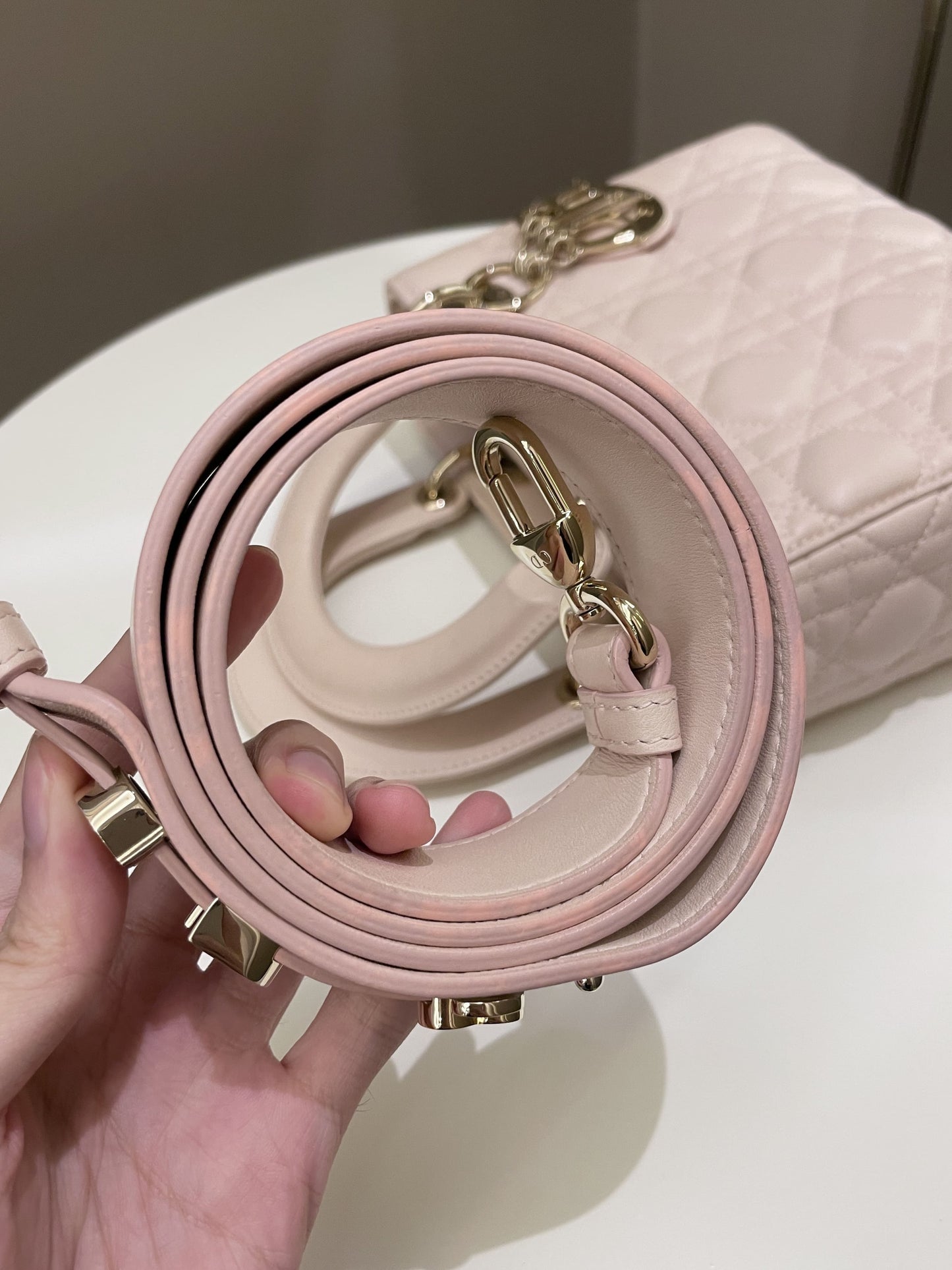 Lady Dior My ABC Dior Pale Pink Lambskin