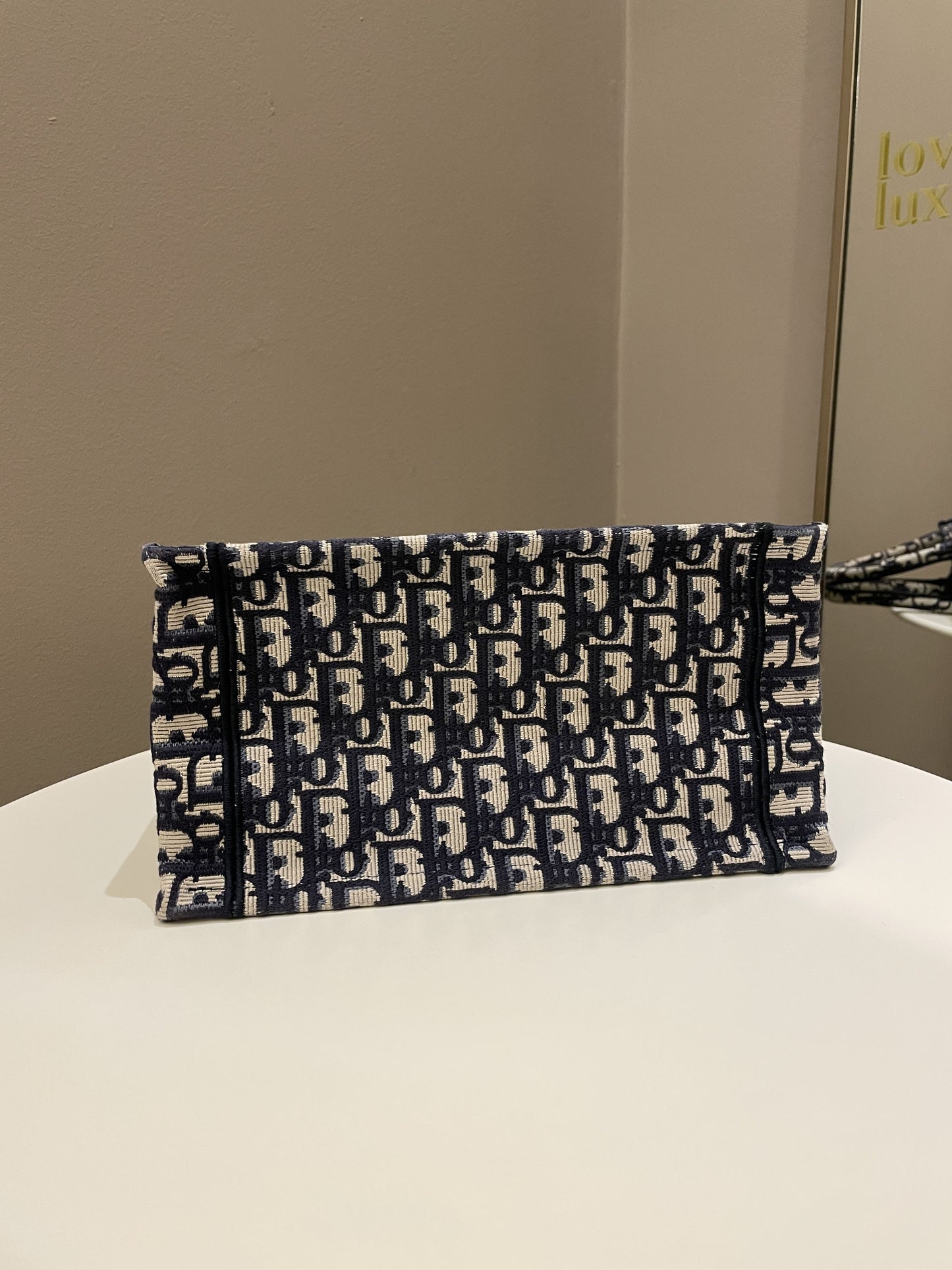 Dior Book Tote Navy Oblique