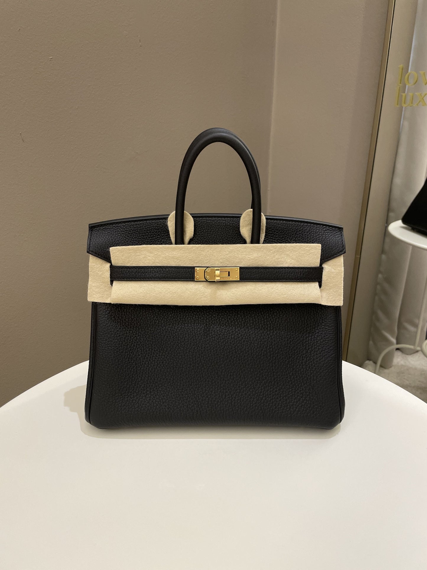 Hermes Birkin 25 Black Togo