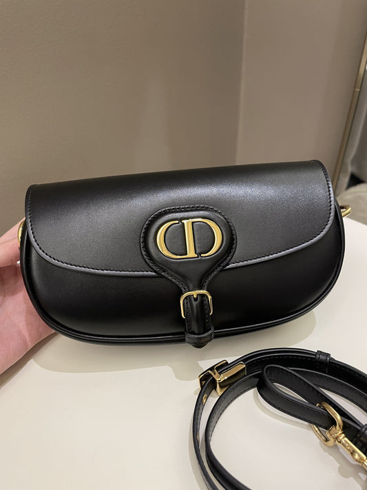 Dior Bobby East West Black Calfskin